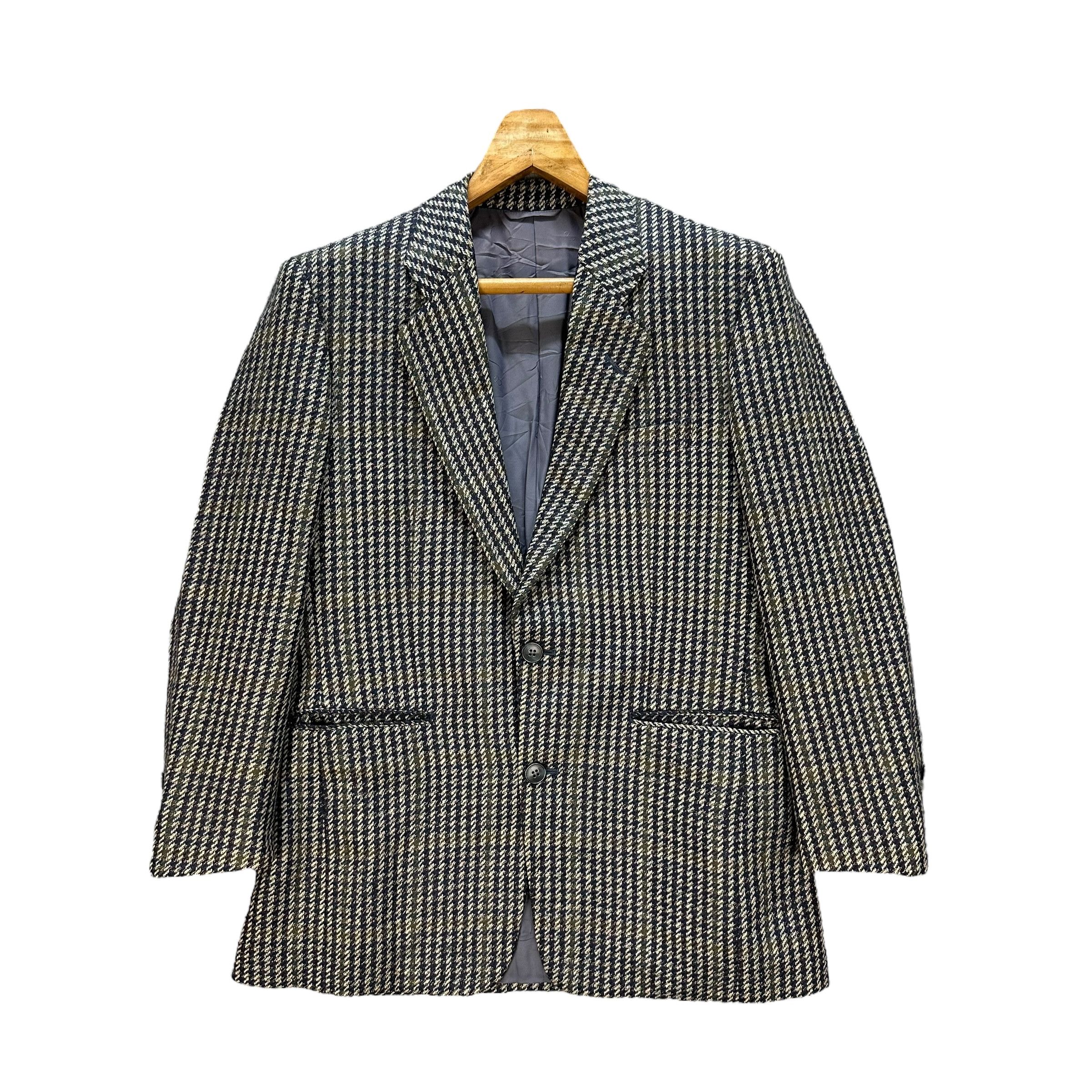 Christian Dior Monsieur CHRISTIAN DIOR MONSIEUR Houndstooth Suit Jacket #012-1423 Size US M / EU 48-50 / 2 - 1 Thumbnail