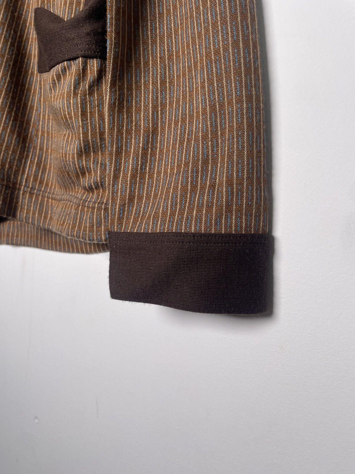 Other Vintage Brown Striped Knit Cardigan (S) Size US S / EU 44-46 / 1 - 7 Thumbnail