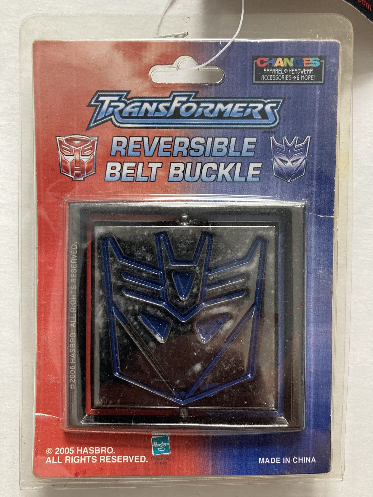 Transformers TRANSFORMERS AUTOBOT DECEPTICON REVERSIBLE BELT BUCKLE 2005 Size ONE SIZE - 2 Thumbnail