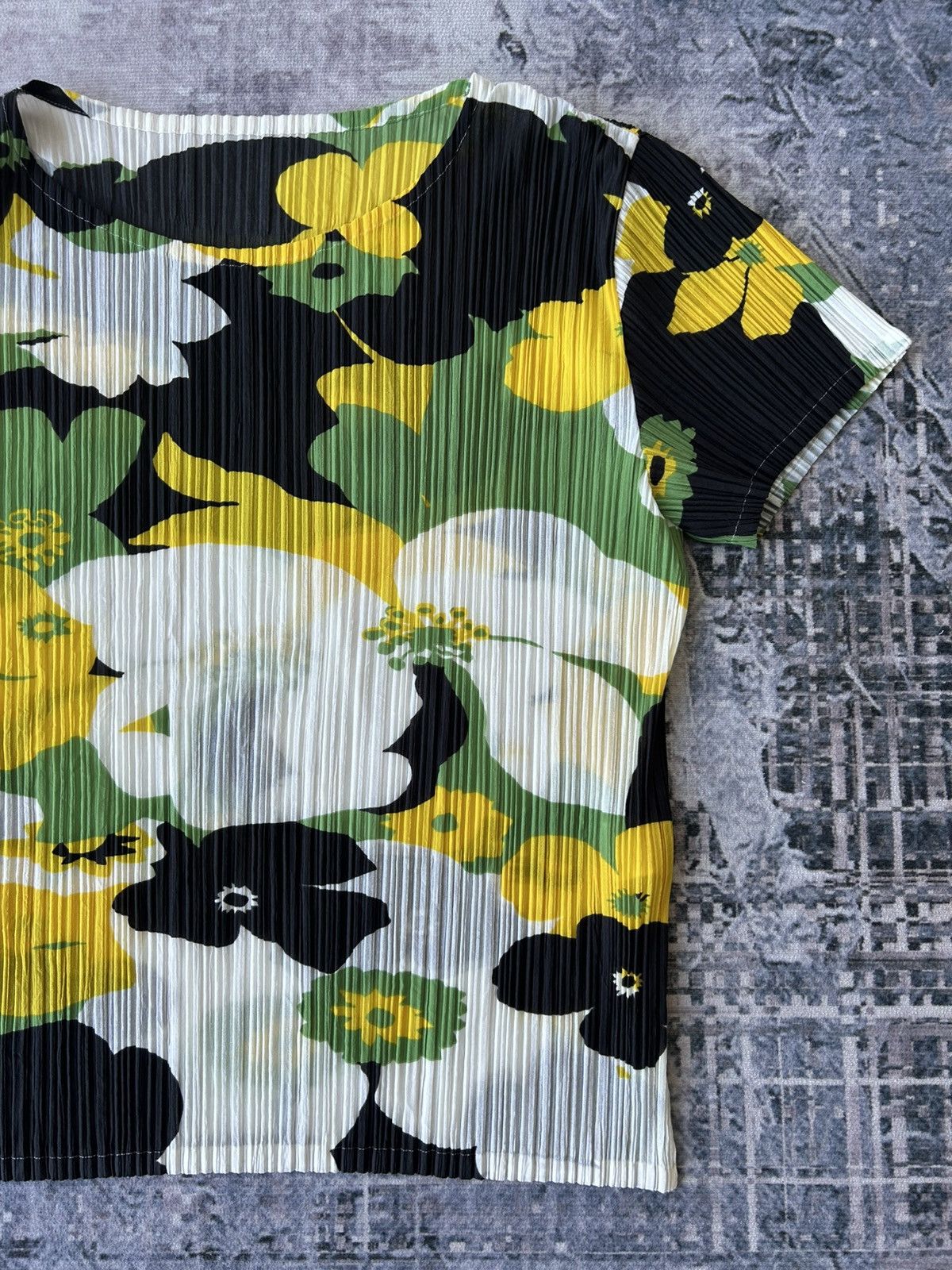 Issey Miyake Issey Miyake Pleats Please Full Pattern Flowers Size S / US 4 / IT 40 - 9 Thumbnail
