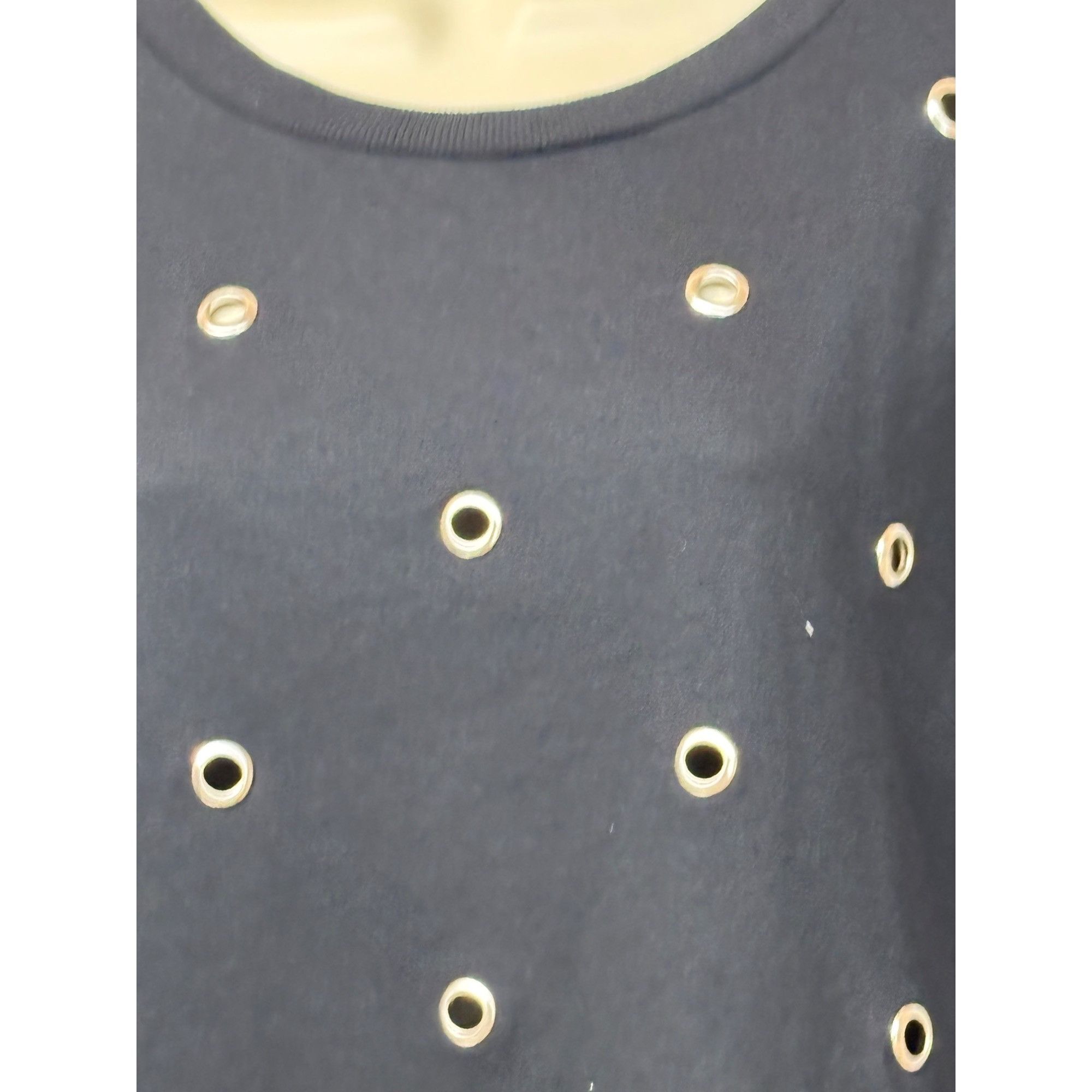 Other Ultra Flirt Grommet Embellished Sweatshirt, Black, XS Size XS / US 0-2 / IT 36-38 - 10 Thumbnail
