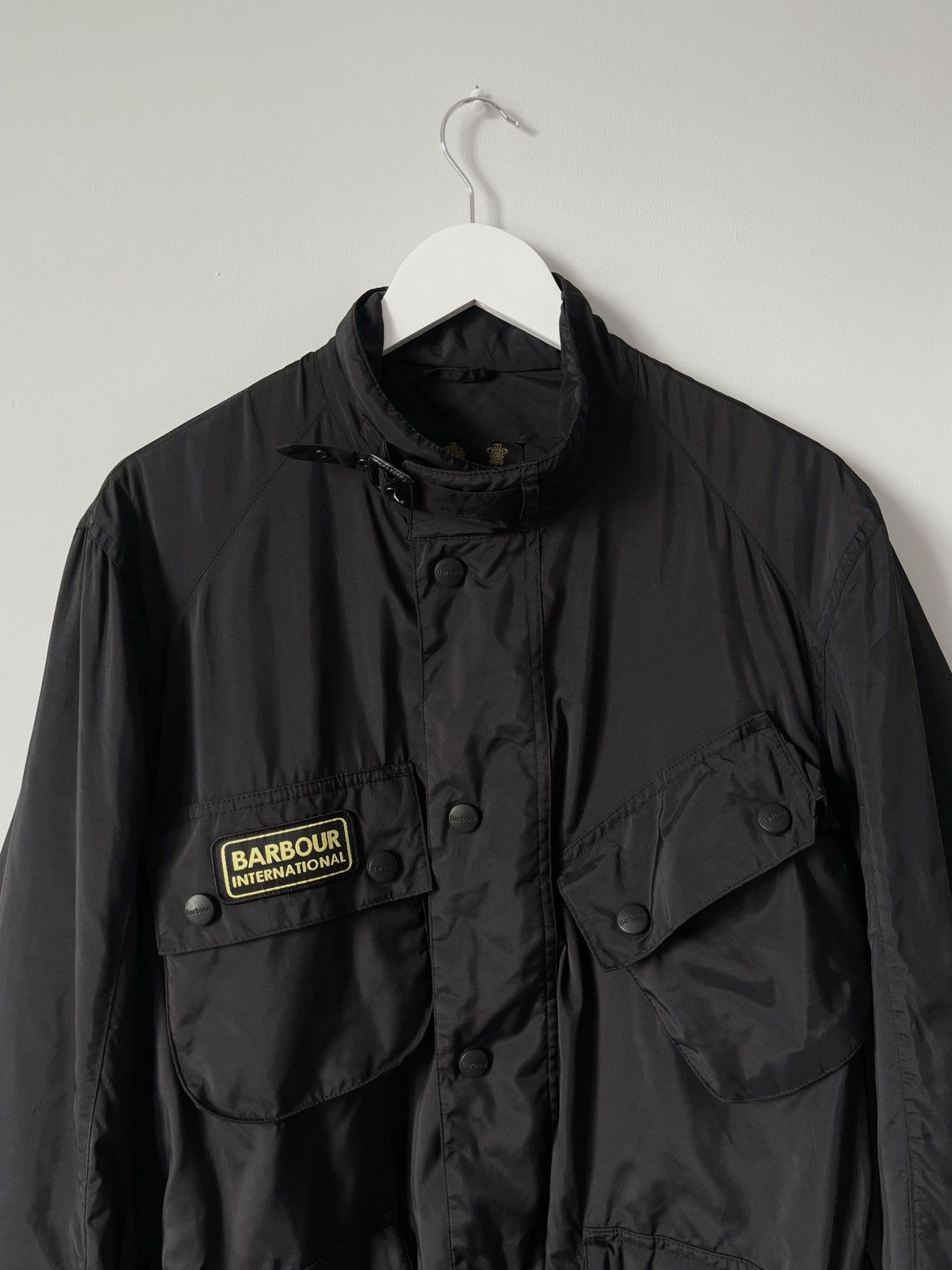 Barbour Barbour International A7 Waterproof Belted Biker Jacket Size US M / EU 48-50 / 2 - 2 Thumbnail