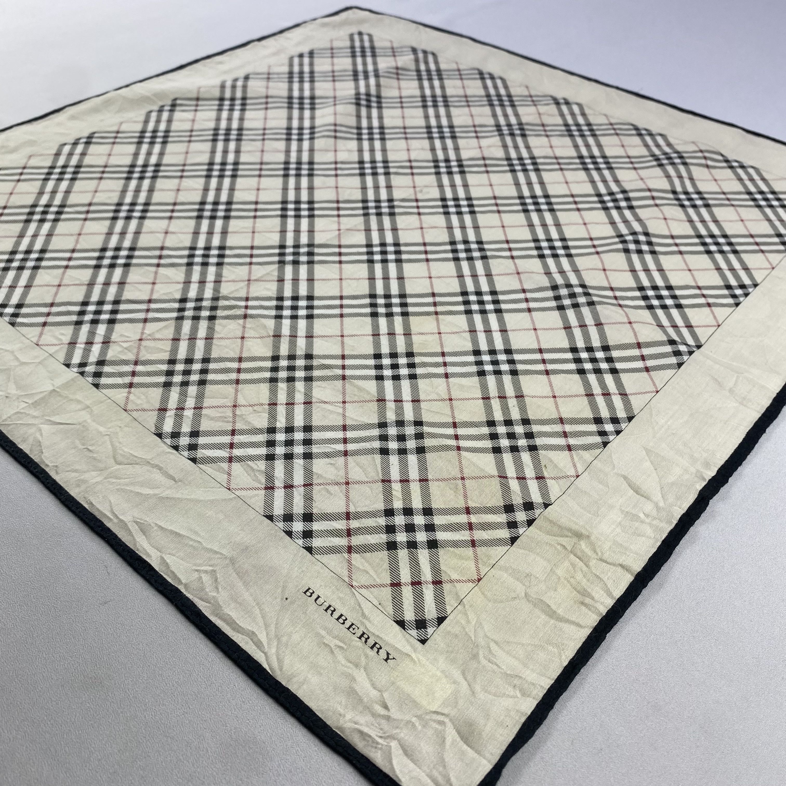 Burberry × Vintage Burberry Bandana/ Handkerchief / Neckerchief Size ONE SIZE - 2 Thumbnail
