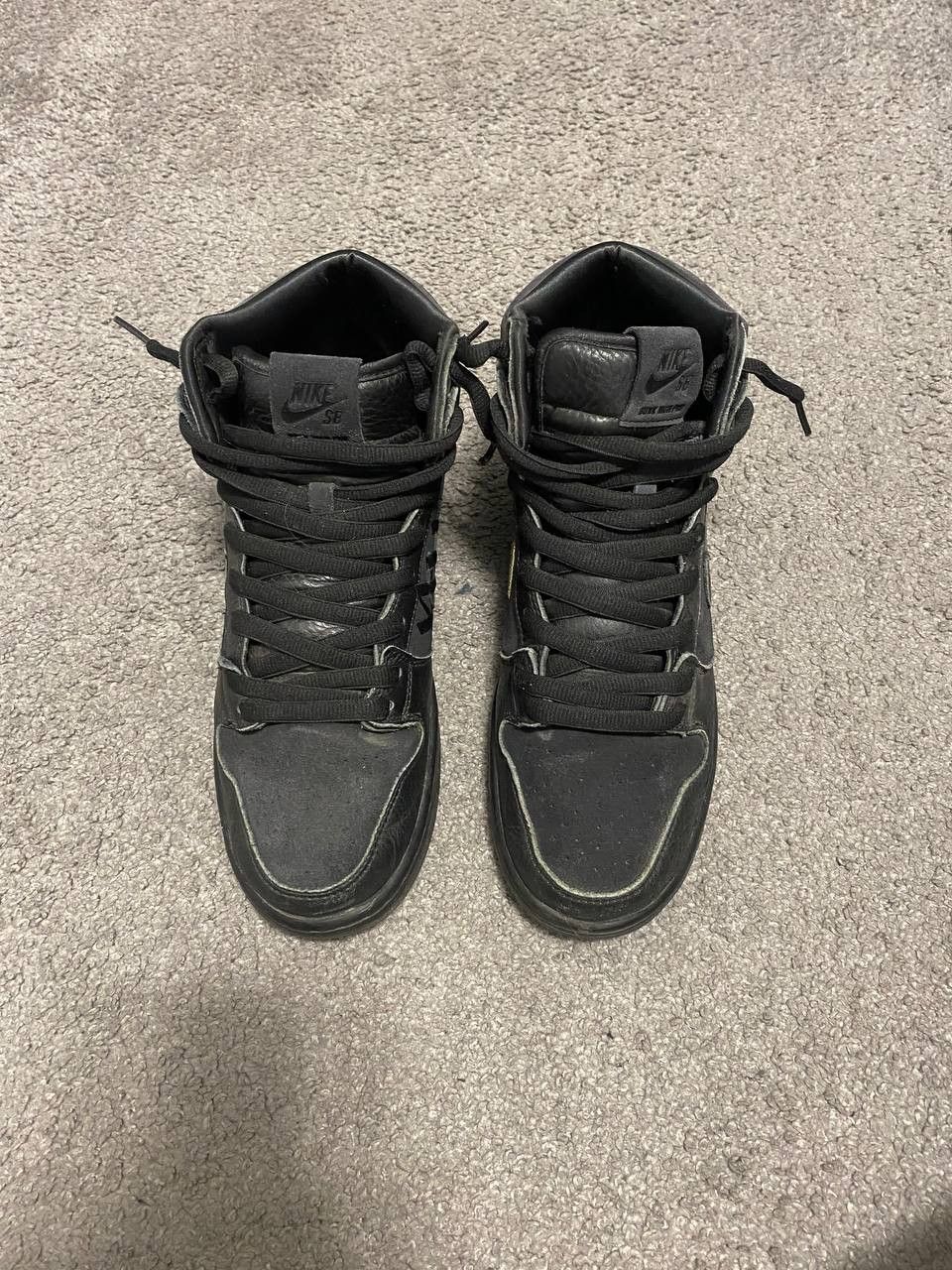 SB Dunk High FAUST Black Gold / 9.5 US / 43 EU