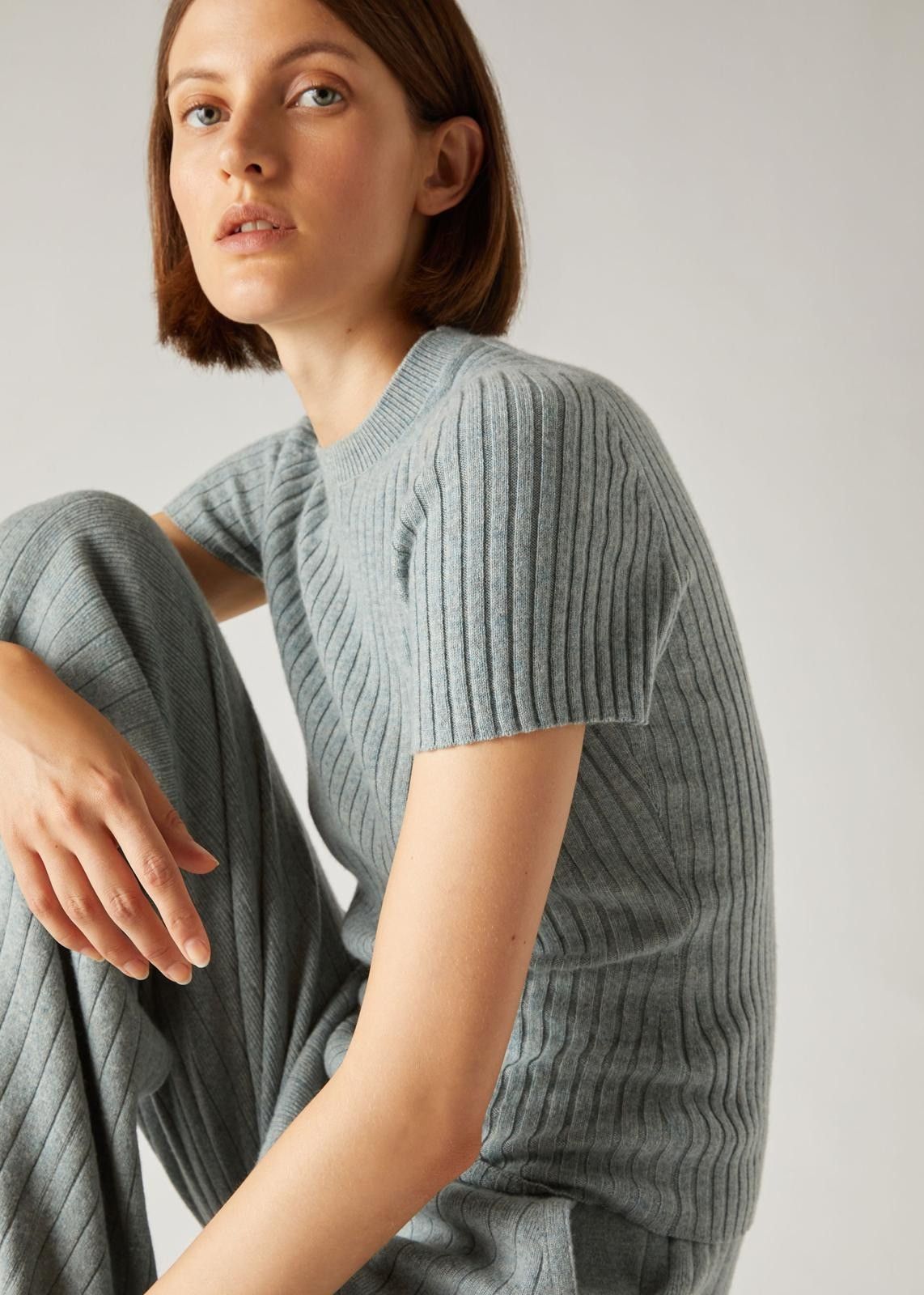 Loro Piana o1srvl11e1125 FAM7865 Lago Sirio Short Sleeve Sweater Size XS / US 0-2 / IT 36-38 - 4 Thumbnail