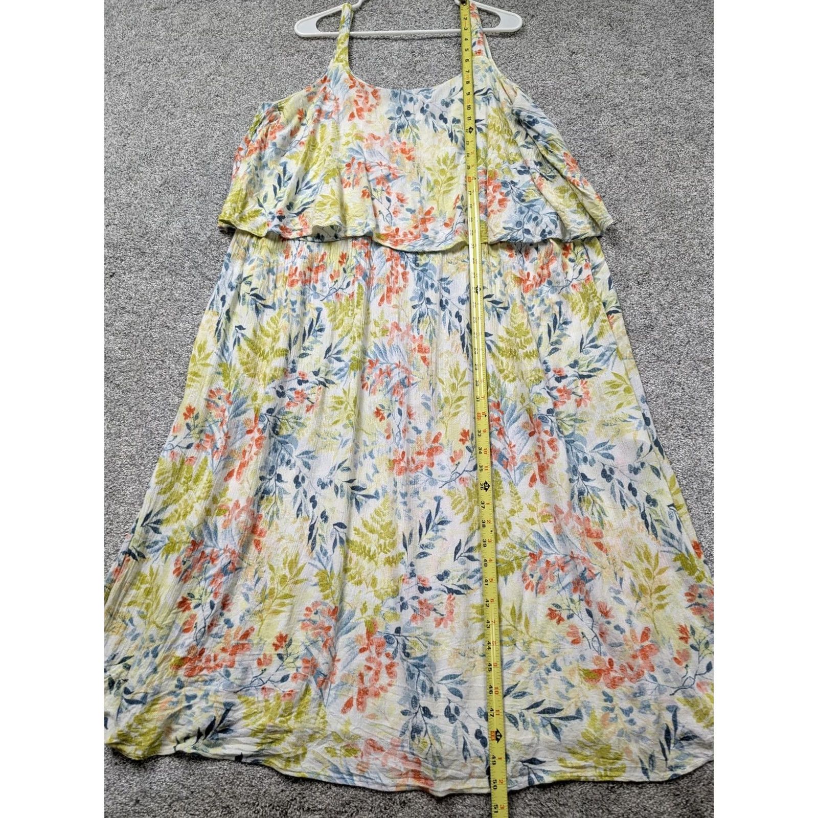 Vintage VINTAGE Woman Within Sundress 1X Plus Floral Boho Chic Cottagecore Summer Vacation Flowy Size XL / US 12-14 / IT 48-50 - 3 Thumbnail