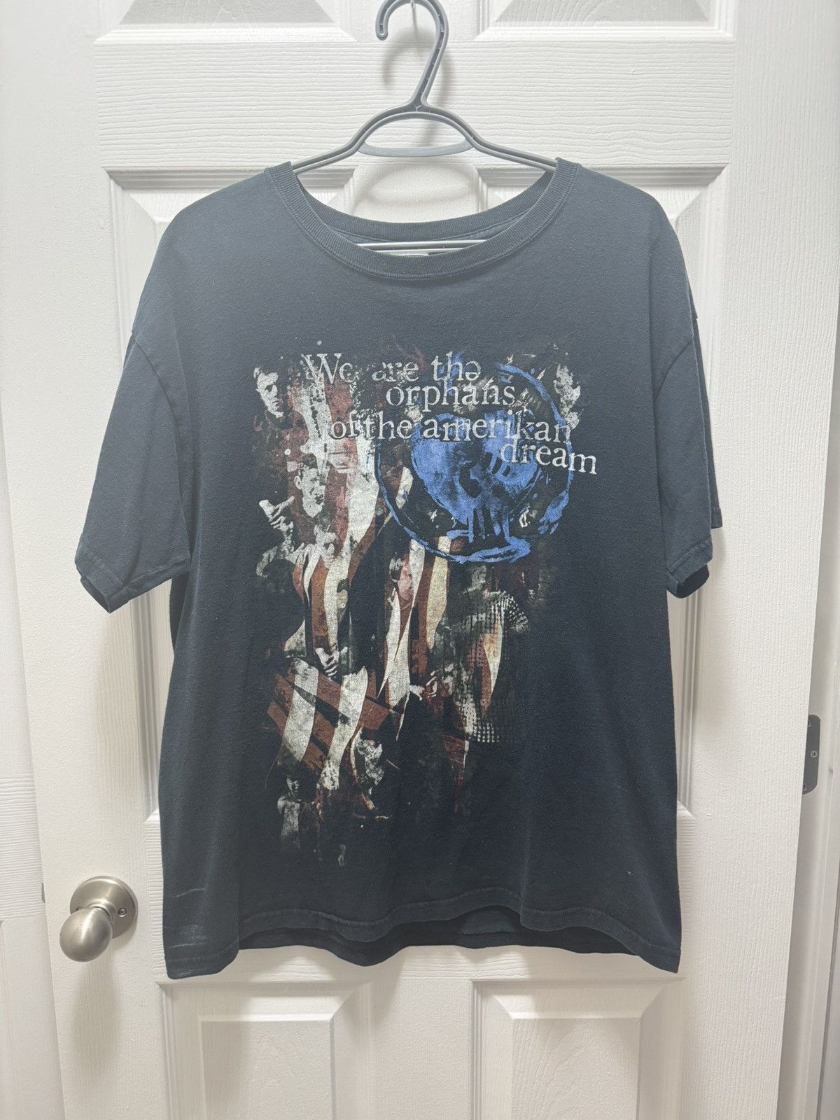 Band Tees × Gildan Rise Against Band Merch Vintage Orphans Dream Flag Gildan Size US L / EU 52-54 / 3 - 1 Thumbnail