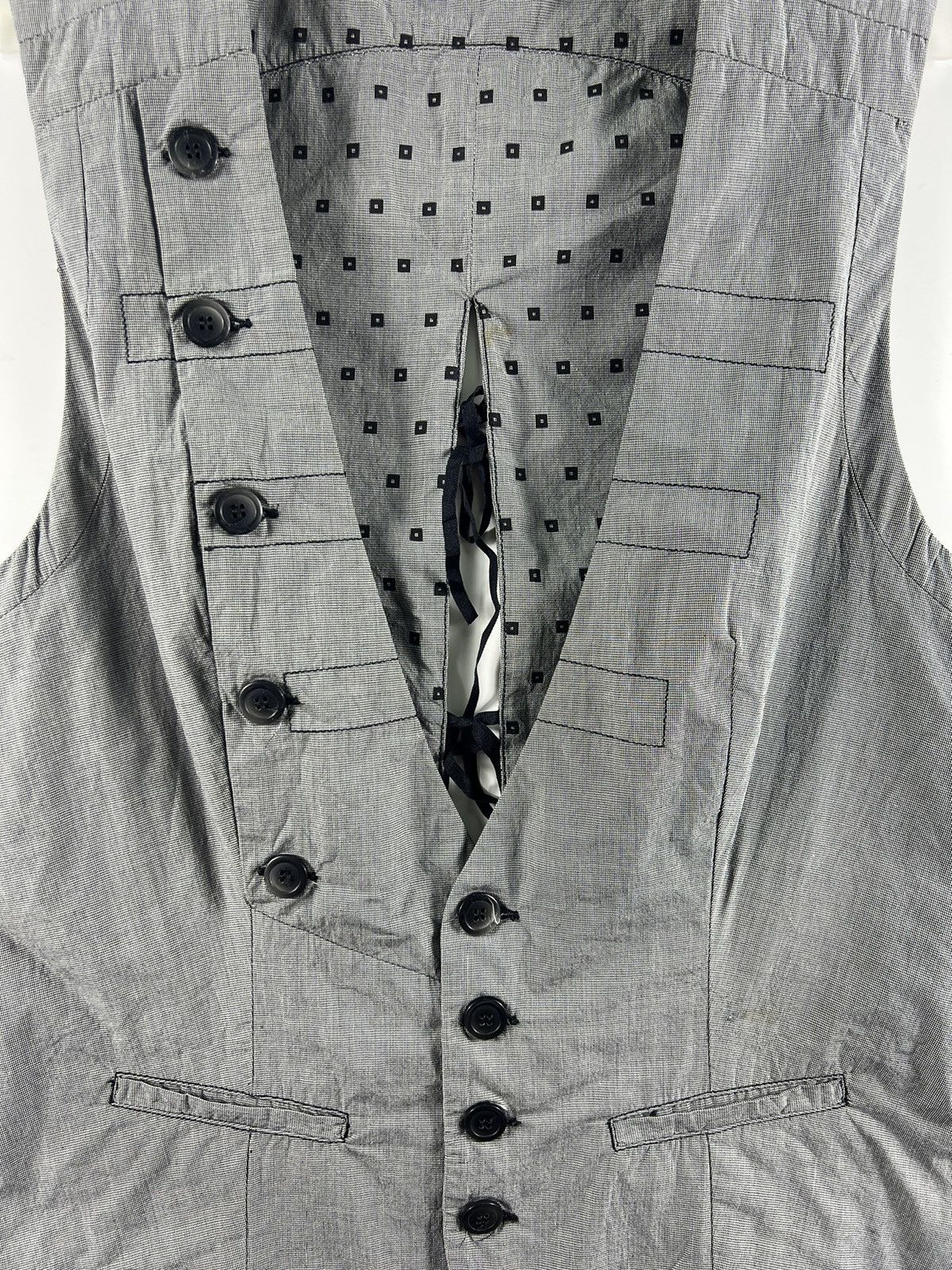 Diesel Black Gold 🔥 Gothic Vest Diesel Black Gold - s Size XS / US 0-2 / IT 36-38 - 4 Thumbnail