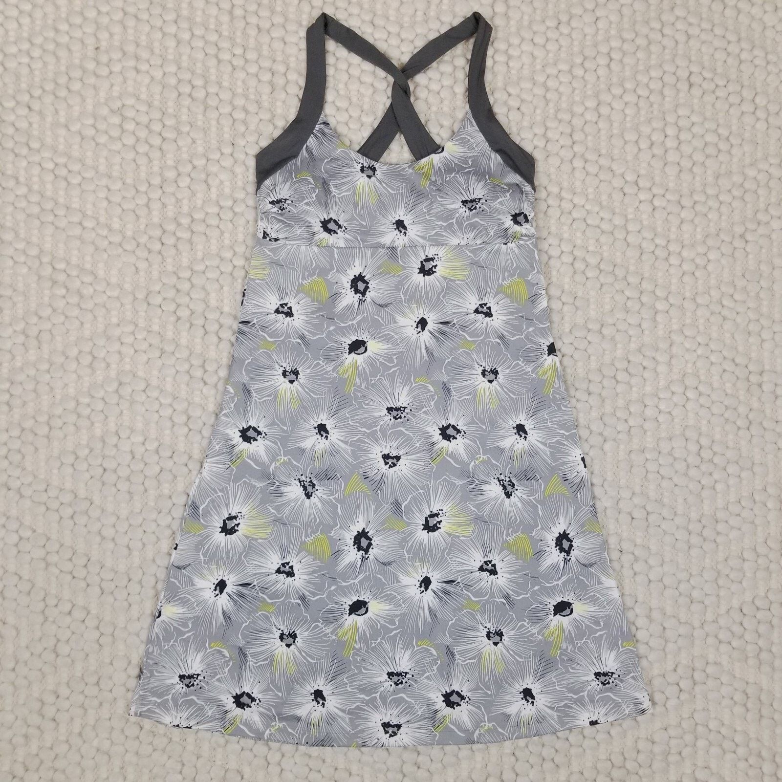 Patagonia Patagonia Morning Glory Dress Gray Floral Sz Small Size S / US 4 / IT 40 - 6 Thumbnail
