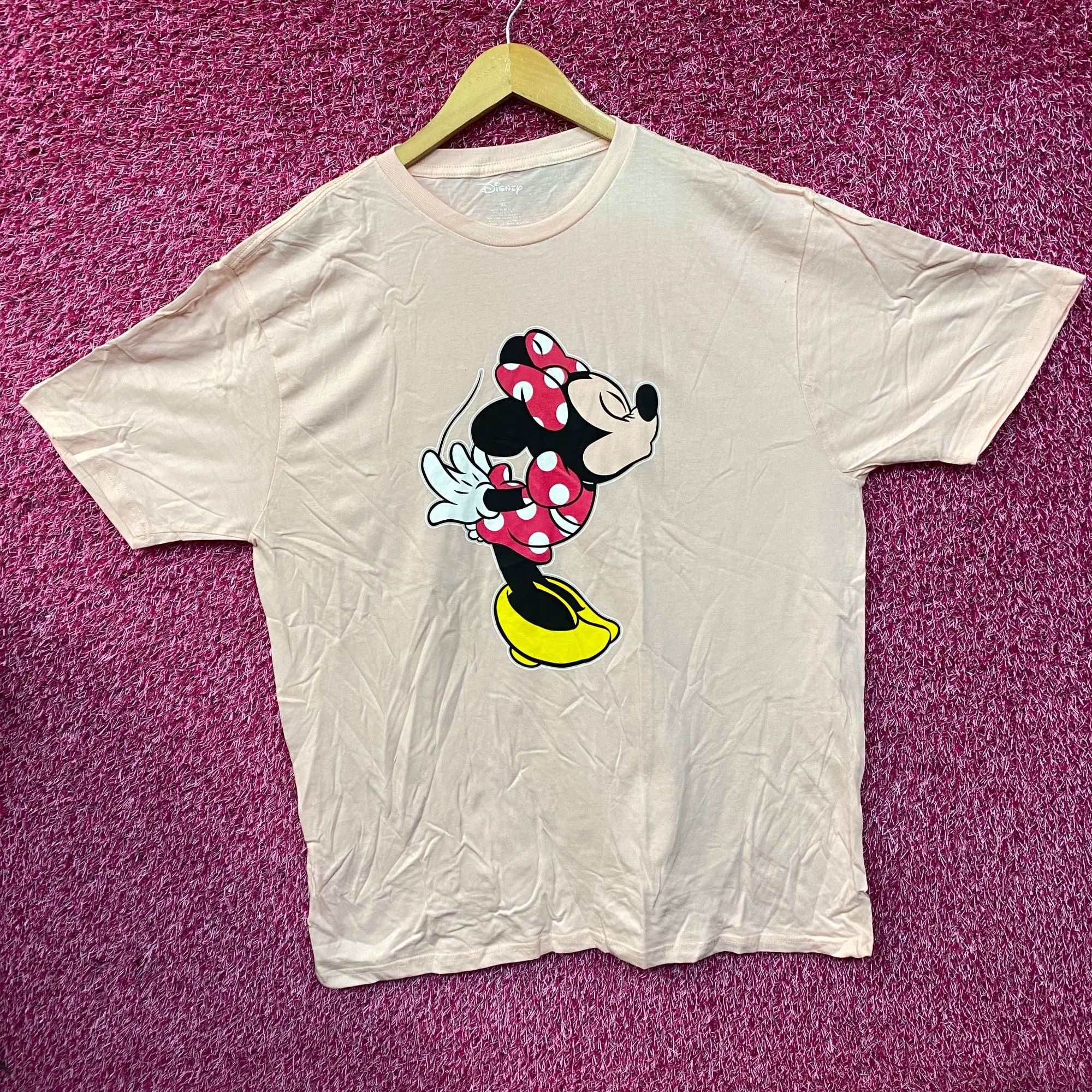 Disney Disney Mini Mouse Kiss Pink T-Shirt XL Size US XL / EU 56 / 4 - 3 Thumbnail