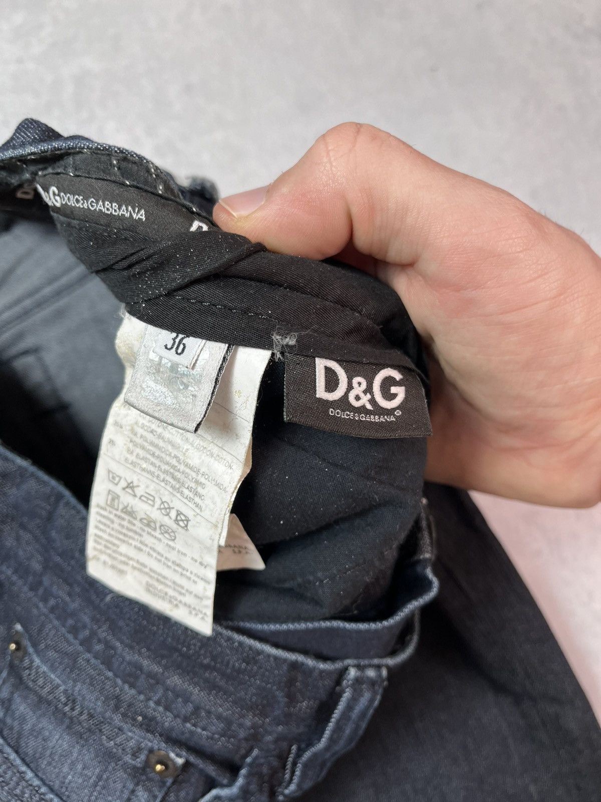 Dolce & Gabbana VERY RARE D&G Dolce & Gabbana Audacious Archival Denim Jeans Size US 36 / EU 52 - 7 Thumbnail
