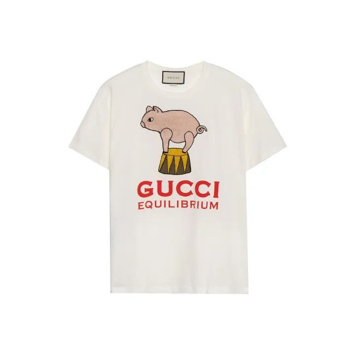 Other Gucci Pig Print Crew Neck T-Shirt-2507 Size XS / US 0-2 / IT 36-38 - 1 Thumbnail