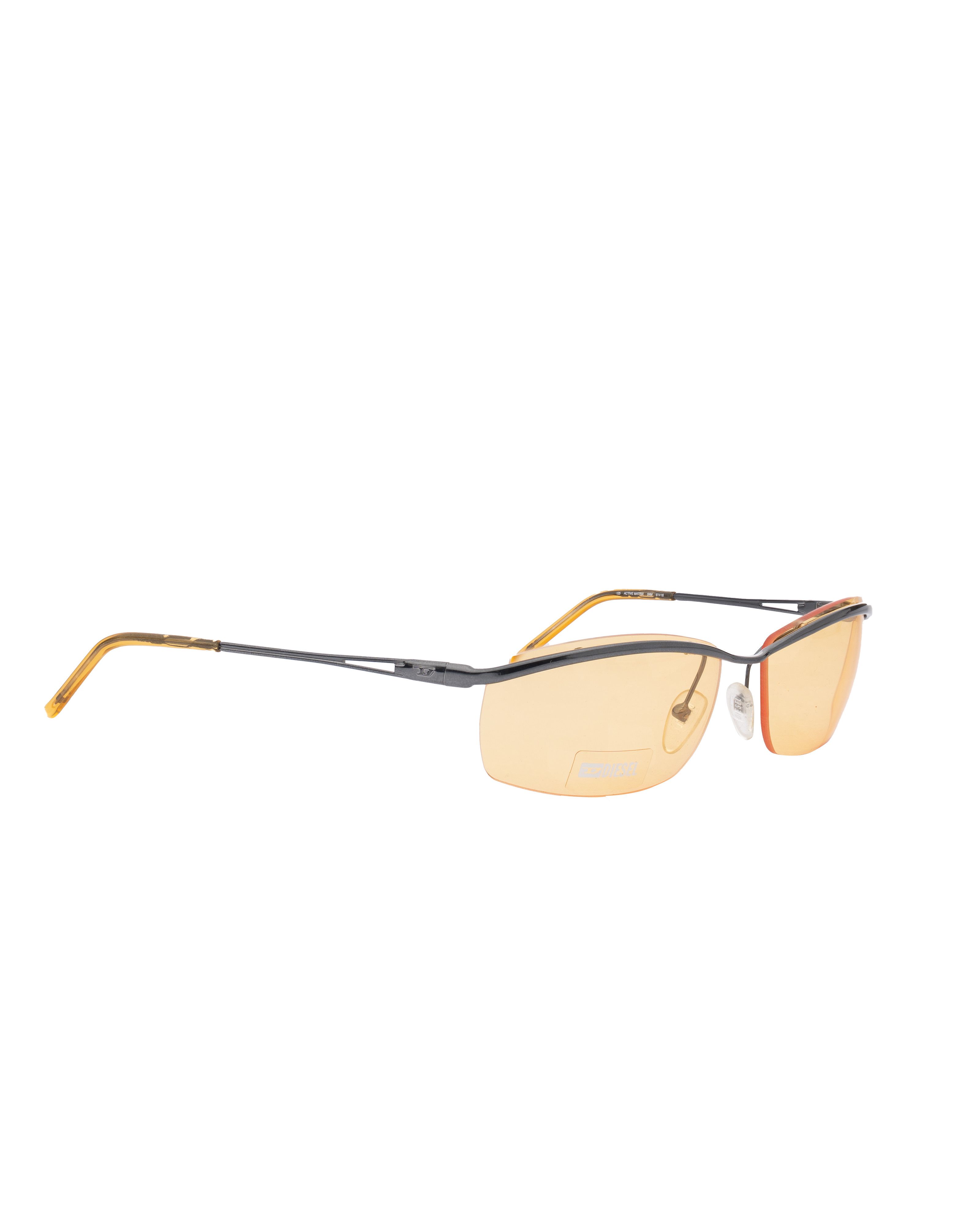 Diesel Diesel '90s Orange Rimless Sunglasses Size ONE SIZE - 1 Thumbnail