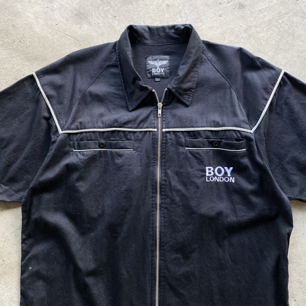 BOY LONDON Retro Zipper Collar Shirt