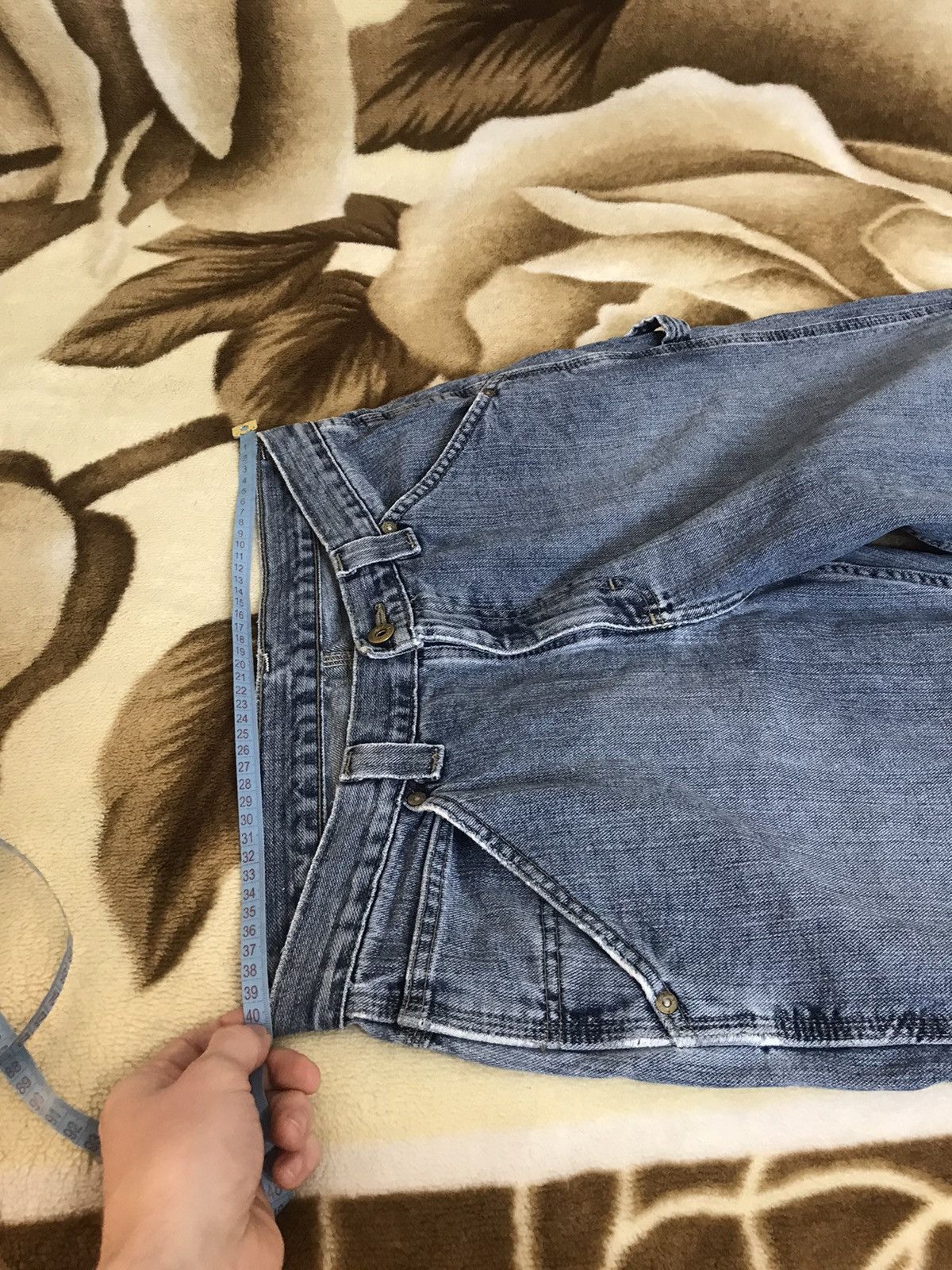 Japanese Brand × Vintage 🔥 VINTAGE DENIM CARPENTER DETROIT CHORE JEANS LEE DUNGAREES Size US 32 / EU 48 - 11 Thumbnail