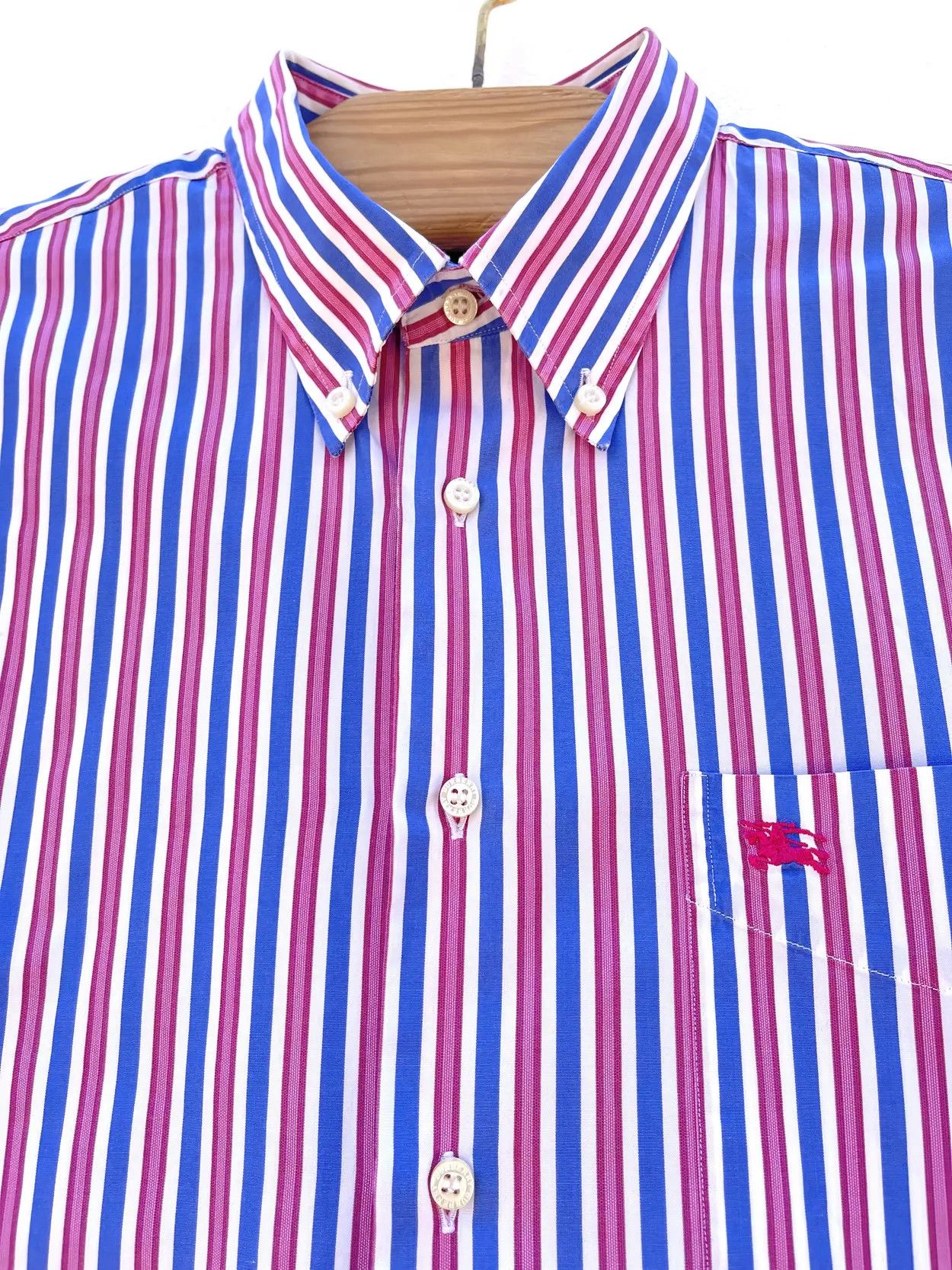 Burberry 🔥 Burberry multicolored striped shirt size xl Size US XL / EU 56 / 4 - 5 Thumbnail