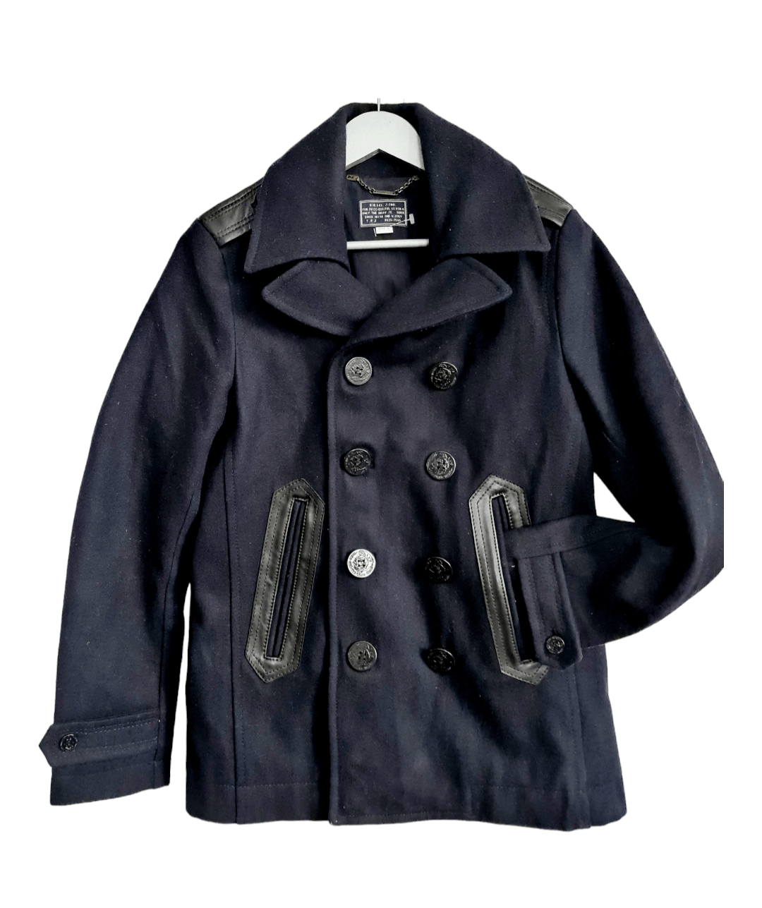 Diesel Diesel Wudy double-breasted short peacoat Size US S / EU 44-46 / 1 - 1 Thumbnail