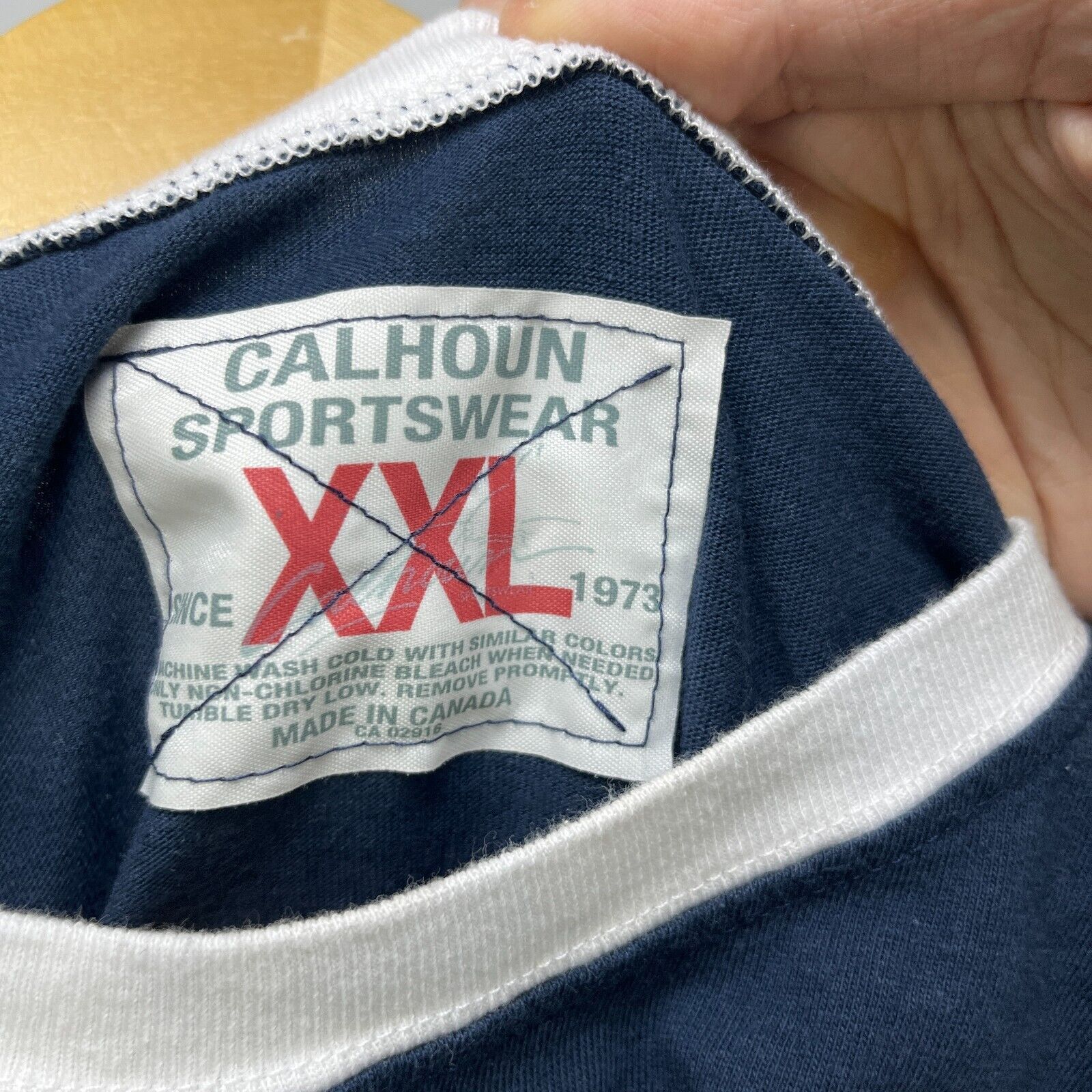 Vintage Vintage Toronto Maple Leafs Shirt Made in Canada Calhoun 2XL Size US XL / EU 56 / 4 - 3 Thumbnail