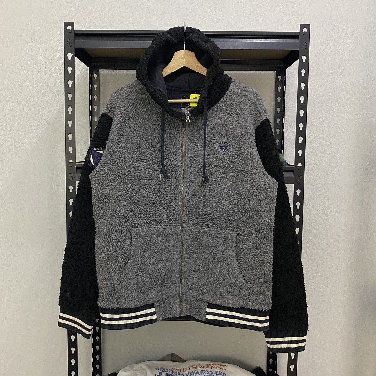 Designer × Guess × Vintage Guess Hoodie Sweatshirt Fleece Full Zip Size XL❗️ Size US XL / EU 56 / 4 - 1 Thumbnail