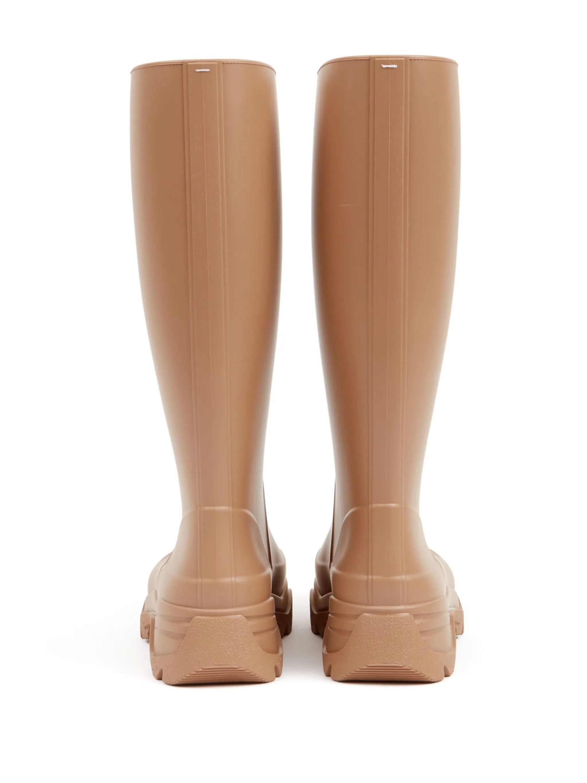 Maison Margiela o1w1db10425 Tabi Rain Boots in Otter Size US 11 / EU 44 - 3 Thumbnail