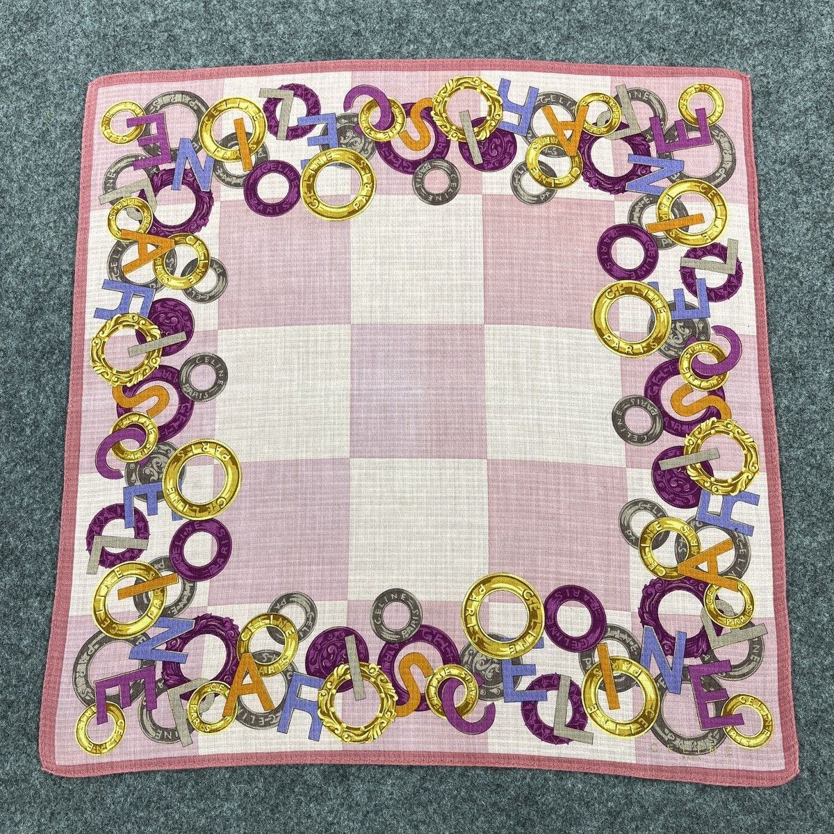 Celine Celine Handkerchief / Neckerchief / Headscarf B1773 Size ONE SIZE - 1 Thumbnail