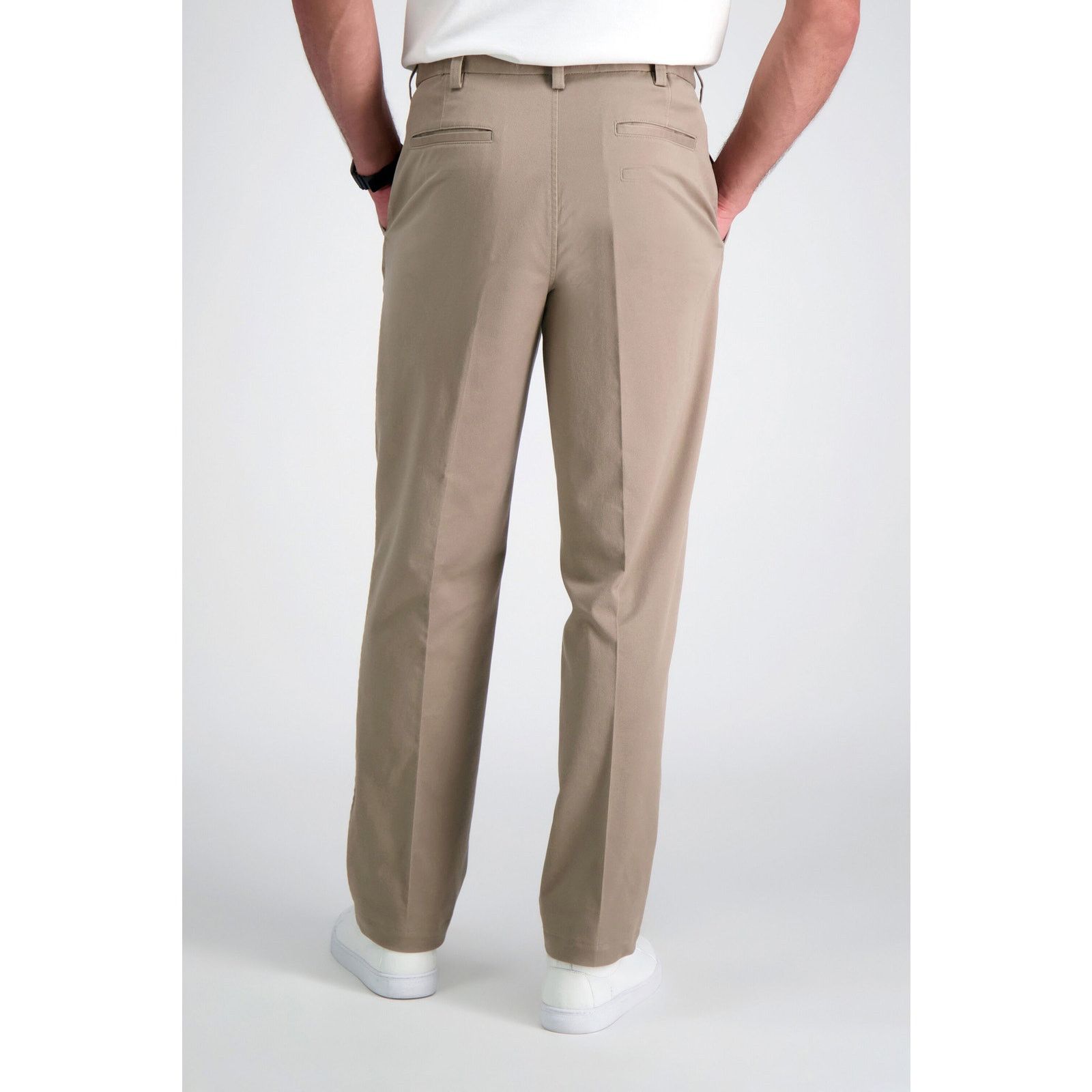 Haggar Haggar Men's Medium Khaki Cotton Classic Khaki Pants 36x34 Size US 36 / EU 52 - 3 Thumbnail