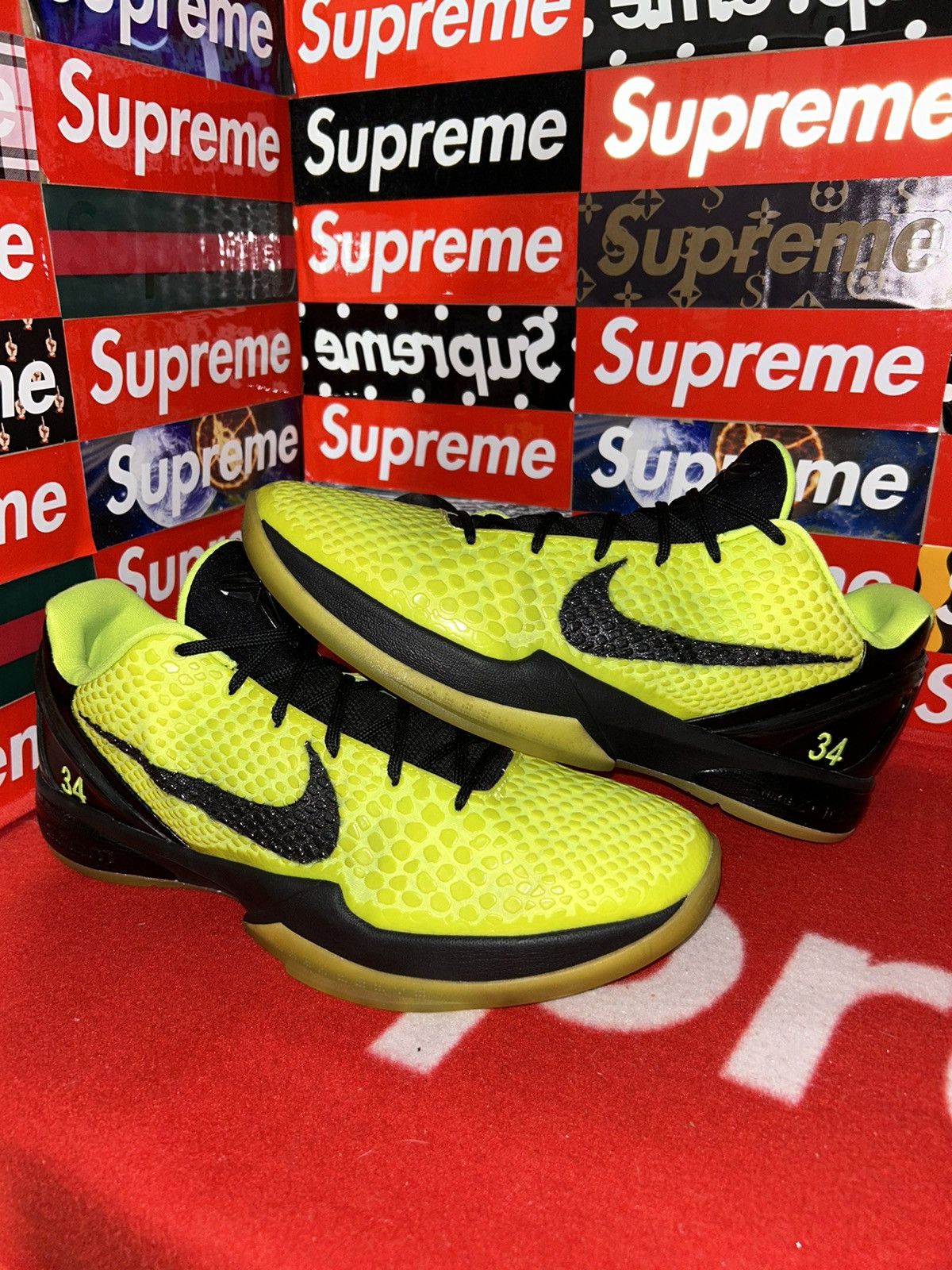 Nike Nike Zoom Kobe 6 VI iD ‘Neon Grinch’ 446897-992 12 nikeID Size US 12 / EU 45 - 1 Thumbnail
