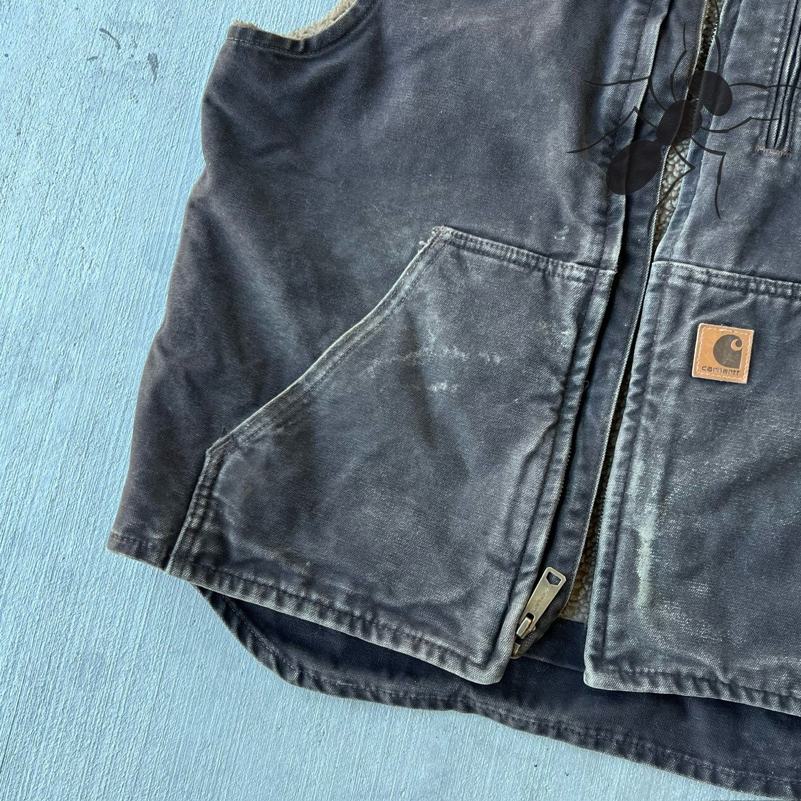 Carhartt × Vintage Carhartt V33 DKB faded brown work wear vest Size US M / EU 48-50 / 2 - 3 Thumbnail