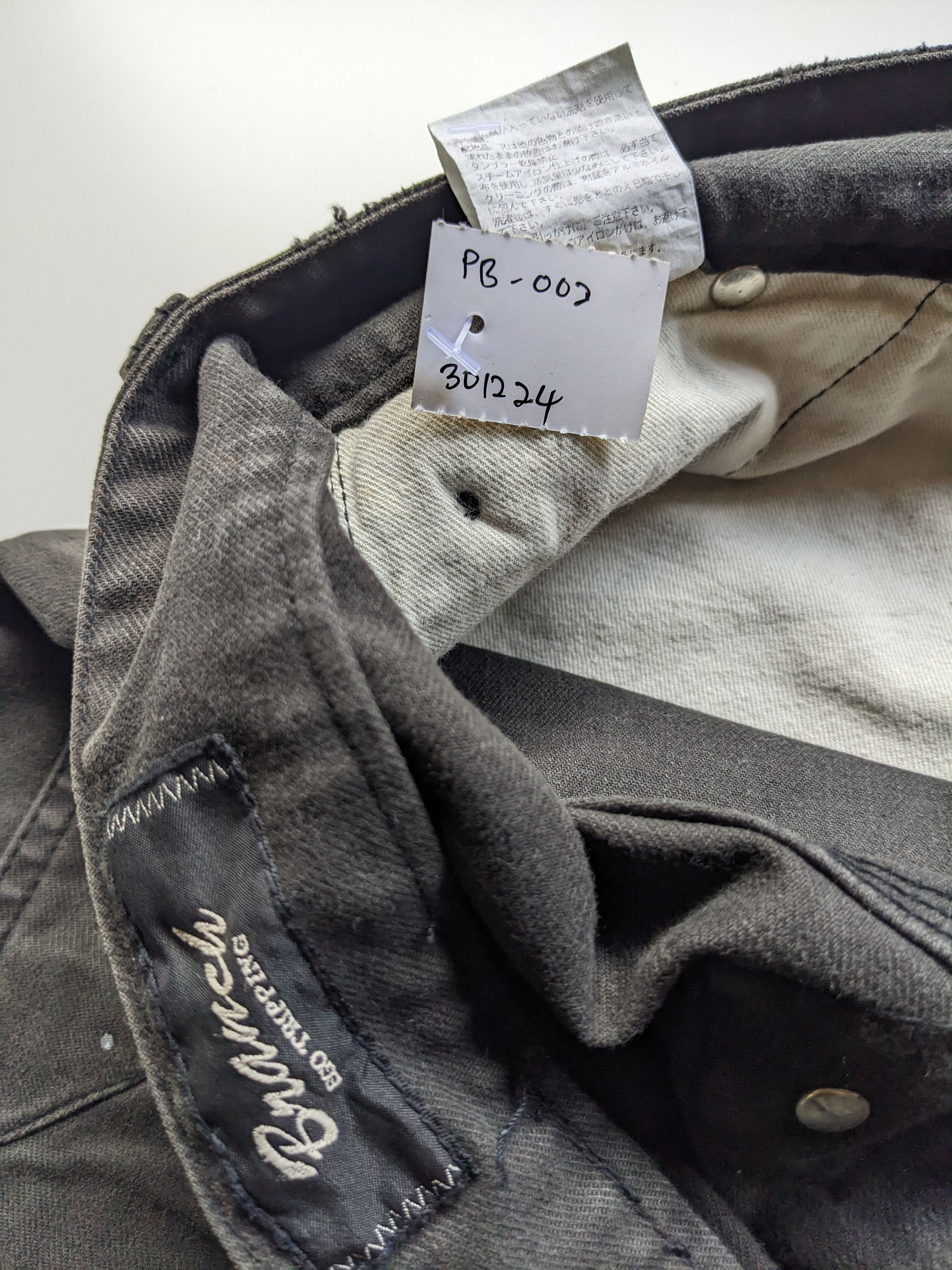 If Six Was Nine × Japanese Brand × Le Grande Bleu (L.G.B.) Branch Ego Trapping distressed buckle back Size US 33 - 9 Thumbnail