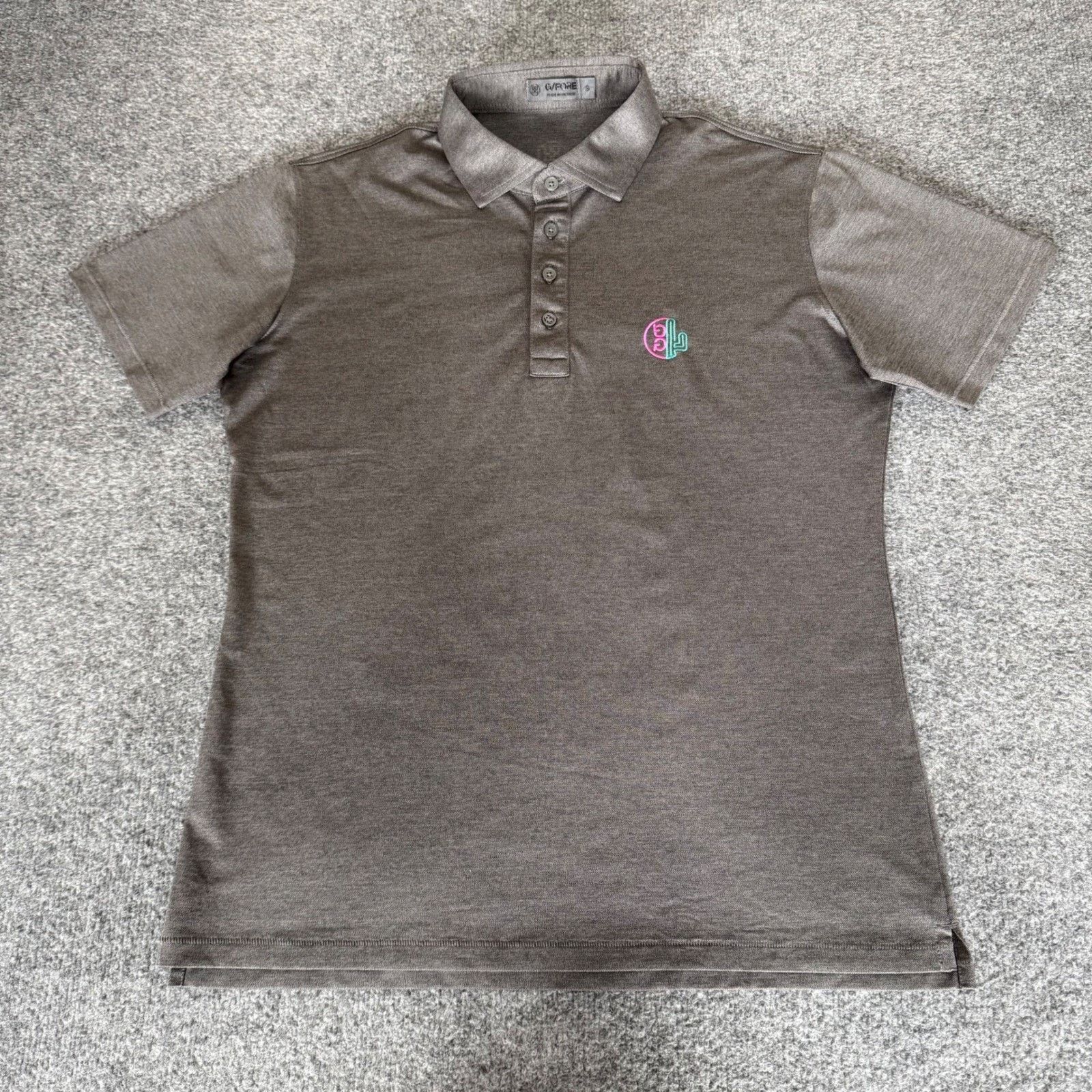 G/FORE G/Fore Essential Pique Polo Shirt Mens S Gray Short Sleeve Size US S / EU 44-46 / 1 - 1 Thumbnail