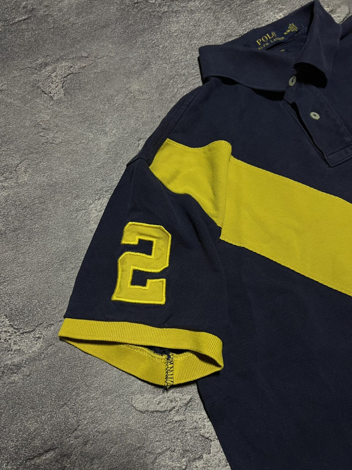 Ralph Lauren Vintage 90s Ralph Lauren Polo Tee Big 2 Logo Streetwear Size US M / EU 48-50 / 2 - 3 Thumbnail