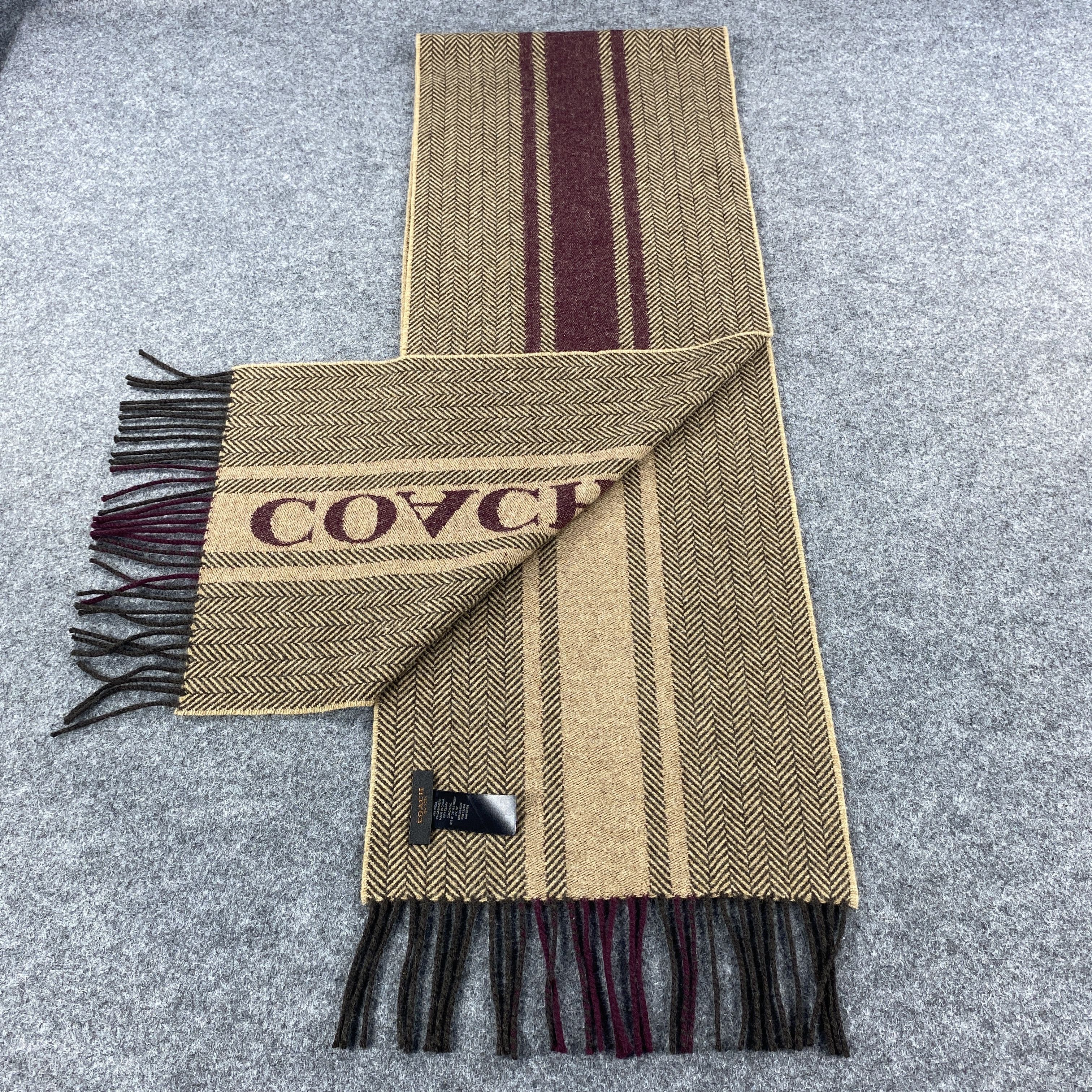 Coach GF10666 Coach Scarf Neck Wear Muffler Nova Check Size ONE SIZE - 5 Thumbnail