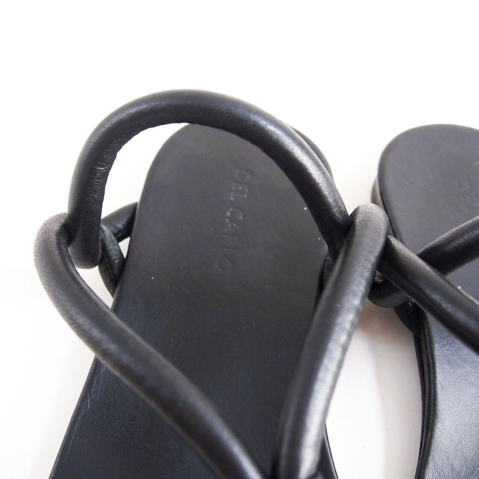 Designer Del Carlo Thong Slingback Sandals Black US 9 EU 39 Size US 9 / IT 39 - 4 Thumbnail