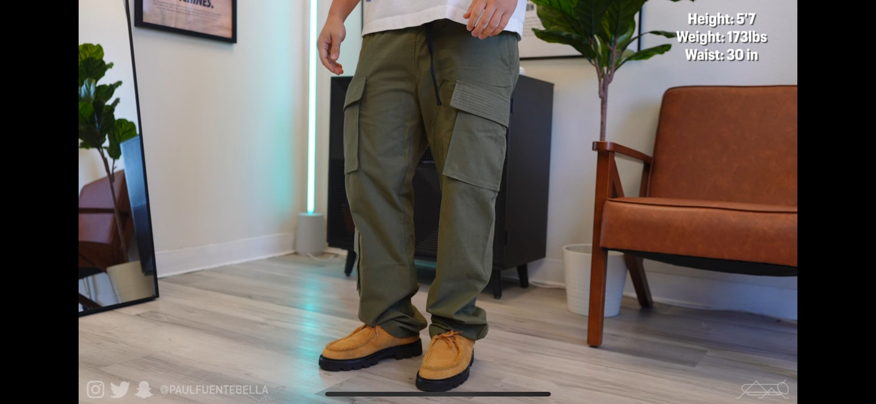 Richie Le Collection Richie Le Collection Utility Cargos 5.0 Size US 30 / EU 46 - 5 Thumbnail