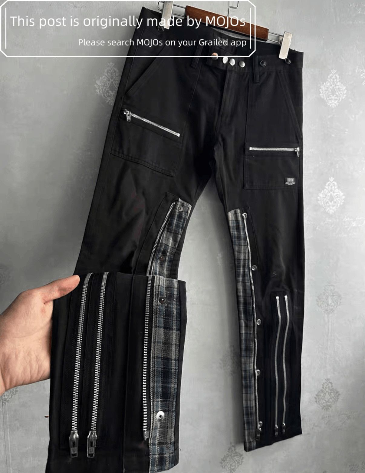 Undercover Sz 2 Undercover 08AW Joint Patch Zipper Cargo mojos1345 Size US 28 / EU 44 - 4 Thumbnail