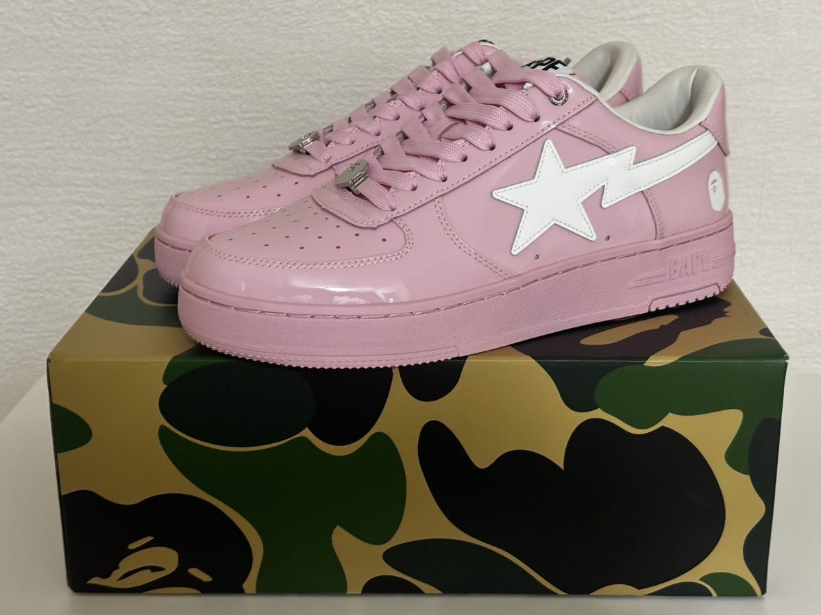 Bape Authentic ape bape bape sta #2 pink 10 new bapesta Size US 10 / EU 43 - 1 Thumbnail