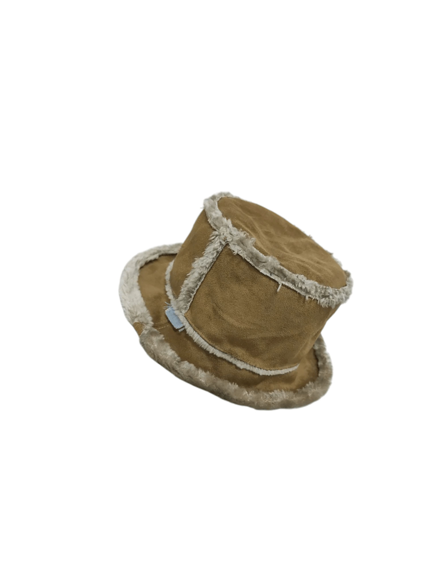 Japanese Brand ALPHA CUBIC VINTAGE SHEARLING SHERPA BUCKET HAT Size ONE SIZE - 1 Thumbnail