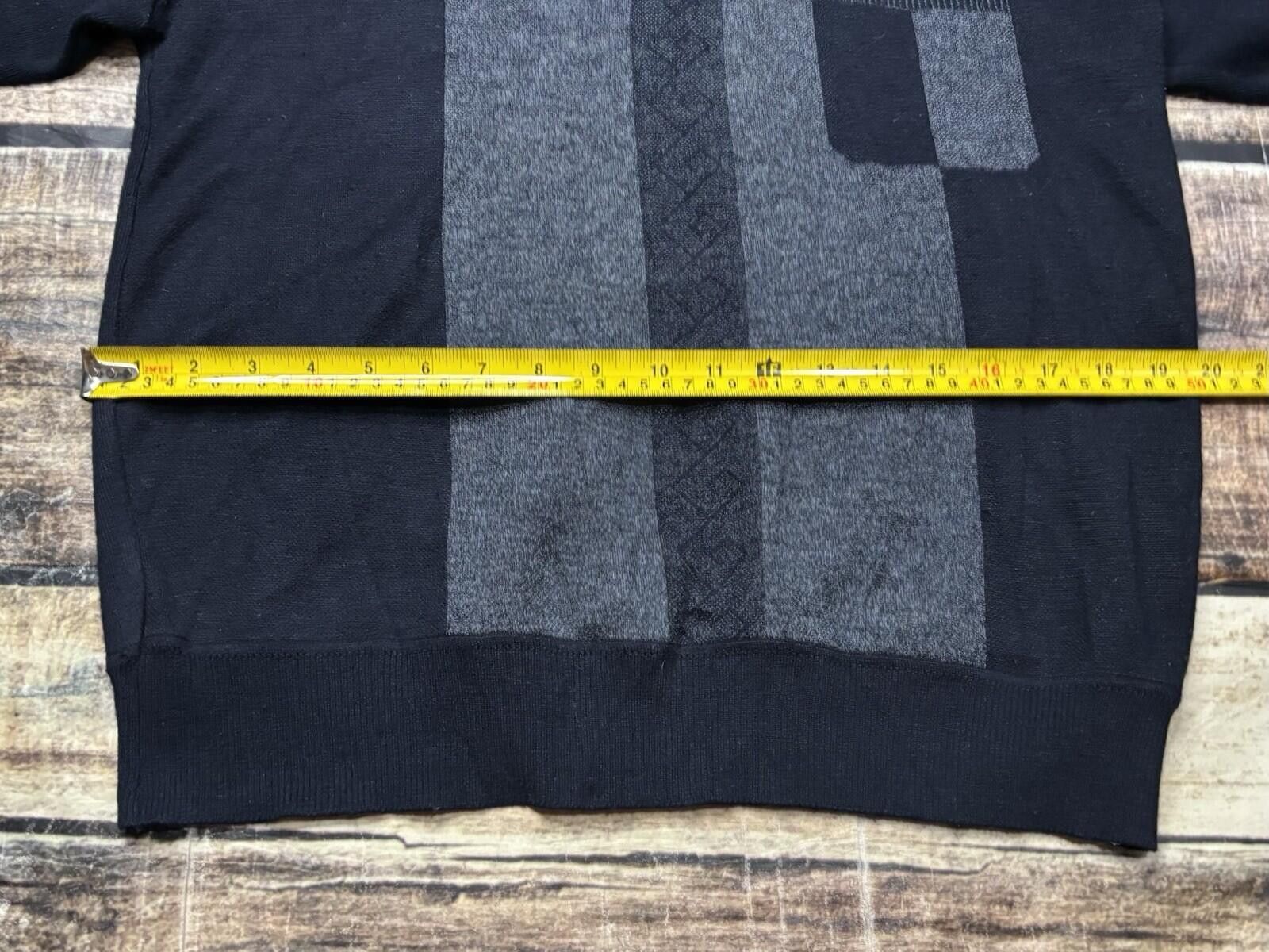 Other HJLRT Sweater Mens Medium Colorblock Wool Blend Navy Size US M / EU 48-50 / 2 - 10 Thumbnail