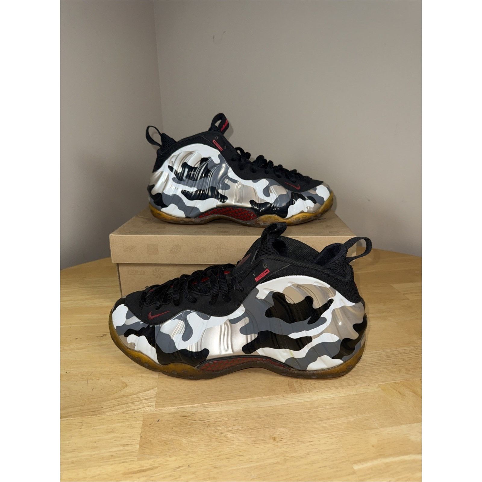 Nike Size 10.5 Nike 2013 Fighter Jet Foamposite One PRM OG BOX Size US 10.5 / EU 43-44 - 3 Thumbnail
