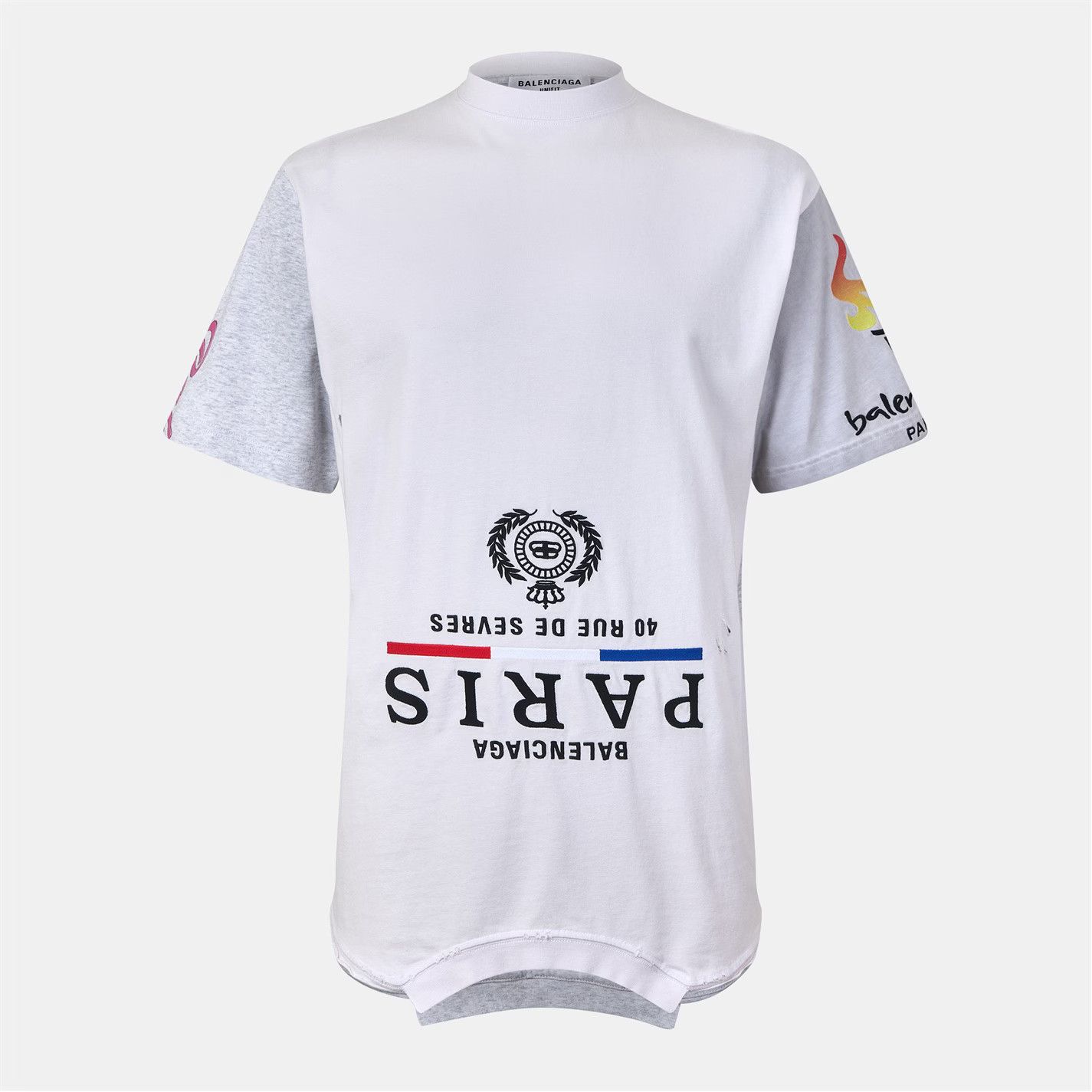 Balenciaga o1g2r1mq0226 T-Shirt In White Size US XS / EU 42 / 0 - 1 Thumbnail