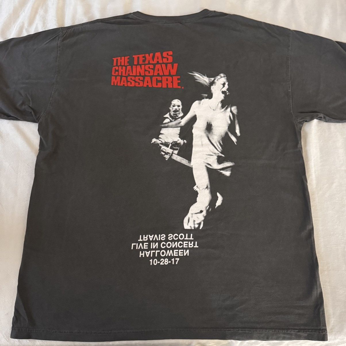 Travis Scott Travis Scott The Texas Chainsaw Massacre Tee Size US XL / EU 56 / 4 - 3 Thumbnail