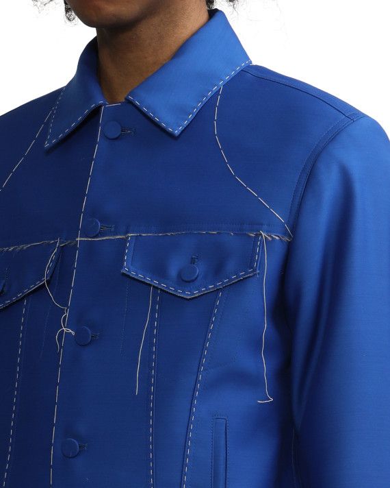 Off-White o1y0225 Jacket in Blue Size US M / EU 48-50 / 2 - 3 Thumbnail