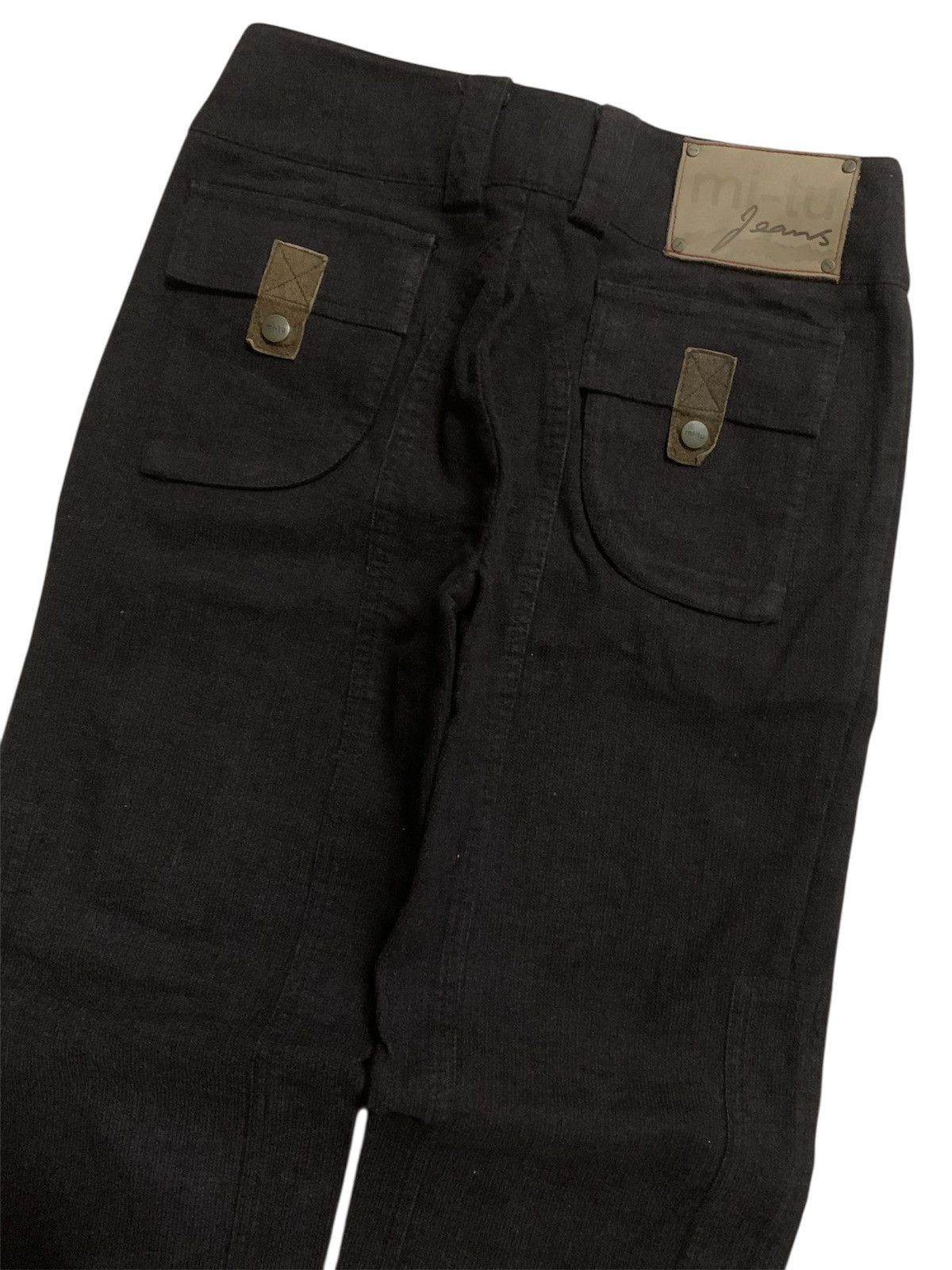 Japanese Brand 💥Avant-Garde Japanese Designer Mi-tu Cargo Pant Size 26" / US 2 / IT 38 - 6 Thumbnail