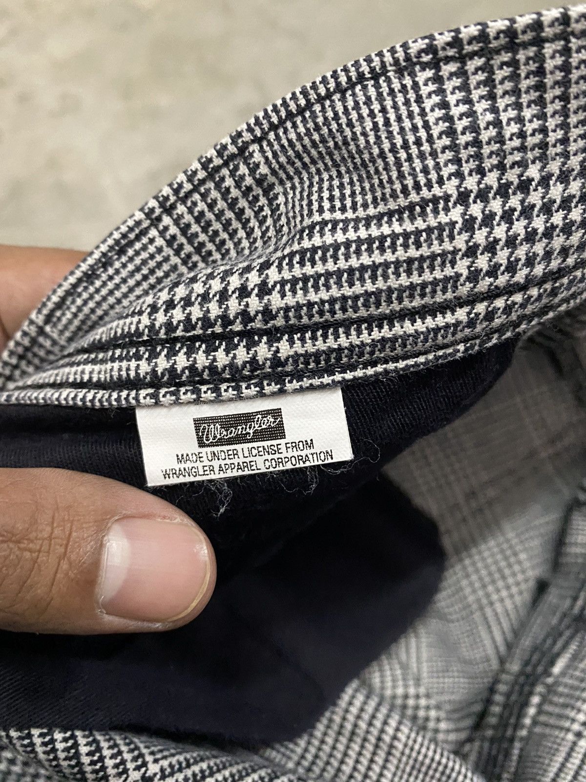 Hysteric Glamour × Le Grande Bleu (L.G.B.) × Wrangler Japanese Wrangler Checked Gothic Punk Zip Slim Stretchable Size US 30 / EU 46 - 6 Thumbnail