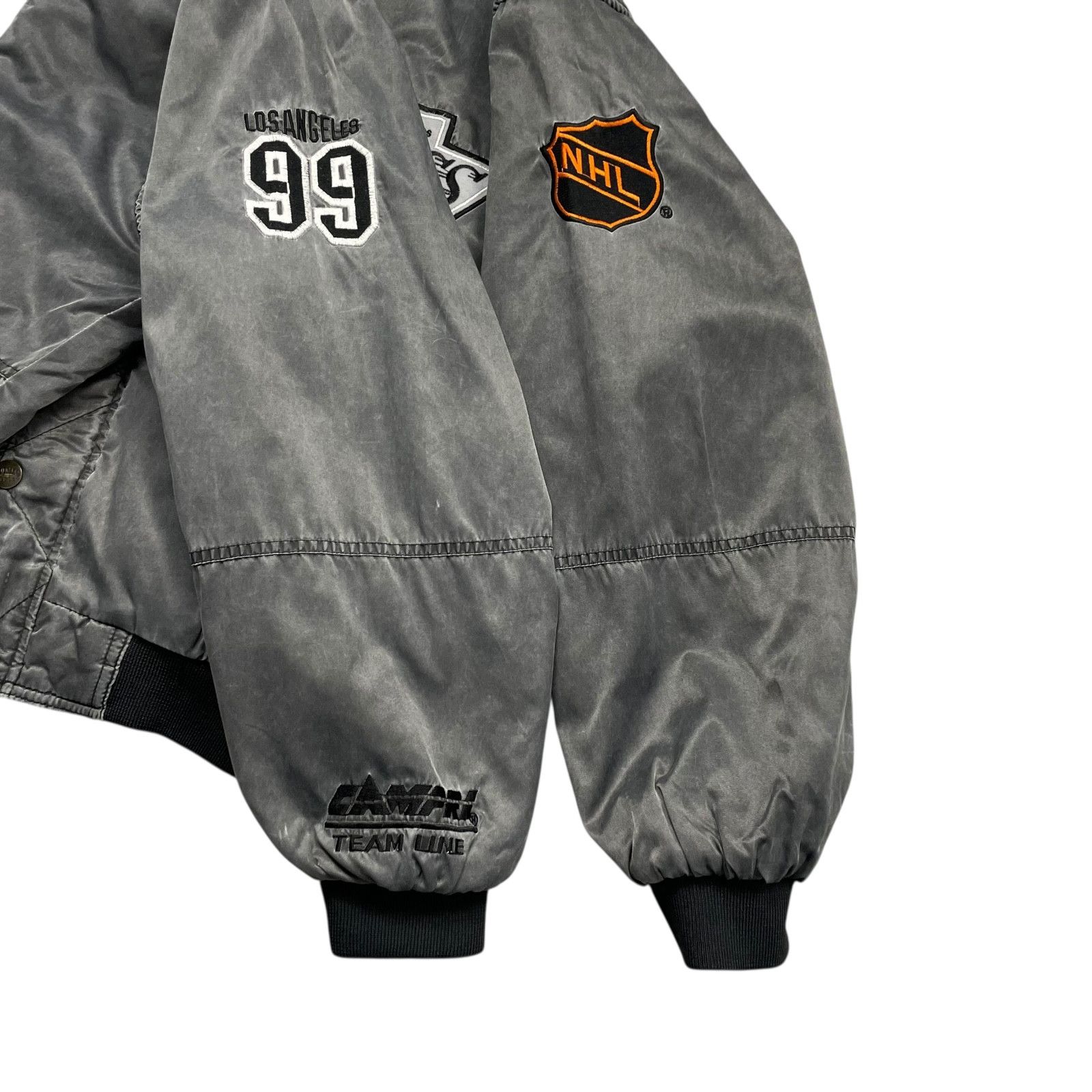 NHL RARE VTG 90s LOS ANGELES KINGS GRETZKY NUTMEG SATIN JACKET M Size US M / EU 48-50 / 2 - 6 Thumbnail