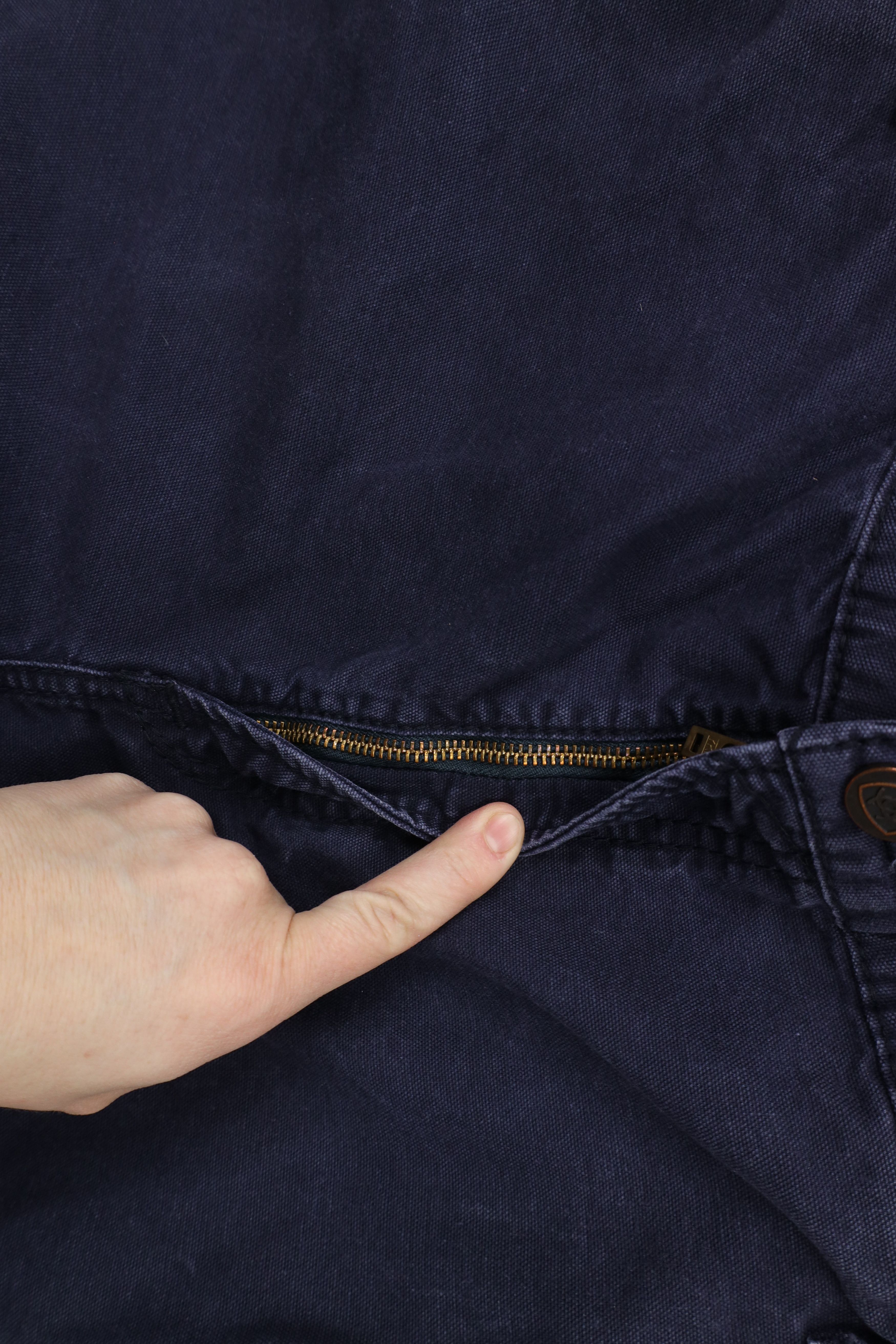 Ariat × Vintage Ariat FR Resistant Low Rise M4 Bootcut Canvas Pants Blue Size US 42 / EU 58 - 6 Thumbnail