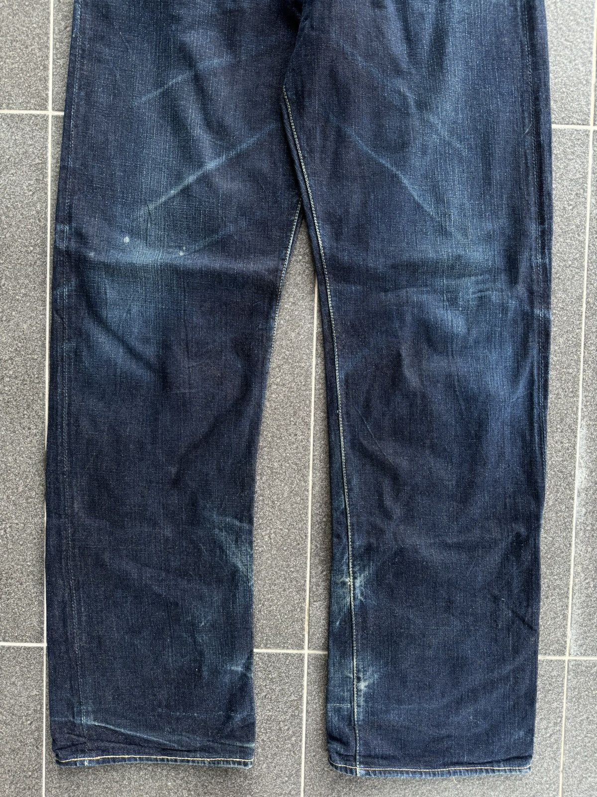 Japanese Brand Vintage Triple Square Selvedge Distressed Denim Size US 33 - 4 Thumbnail
