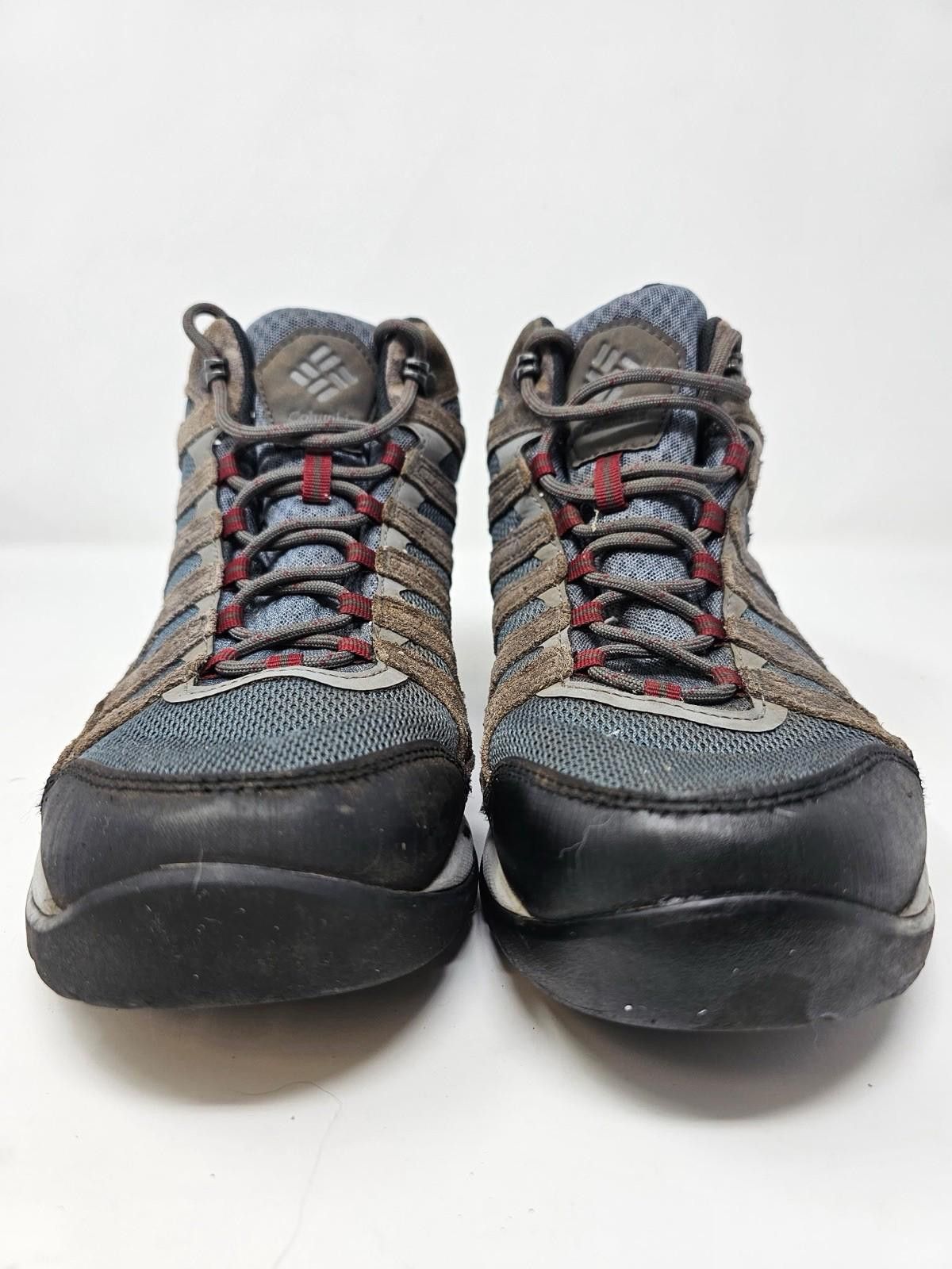 Columbia Columbia Mens Redmond Grey Suede Trail Hiking Boots Size 10 Size US 10 / EU 43 - 3 Thumbnail