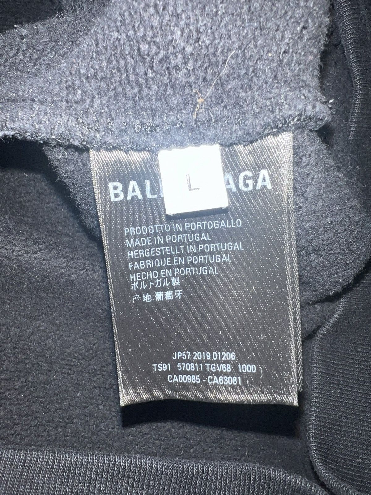 Balenciaga Balenciaga Paris Hoodie Size US L / EU 52-54 / 3 - 4 Thumbnail
