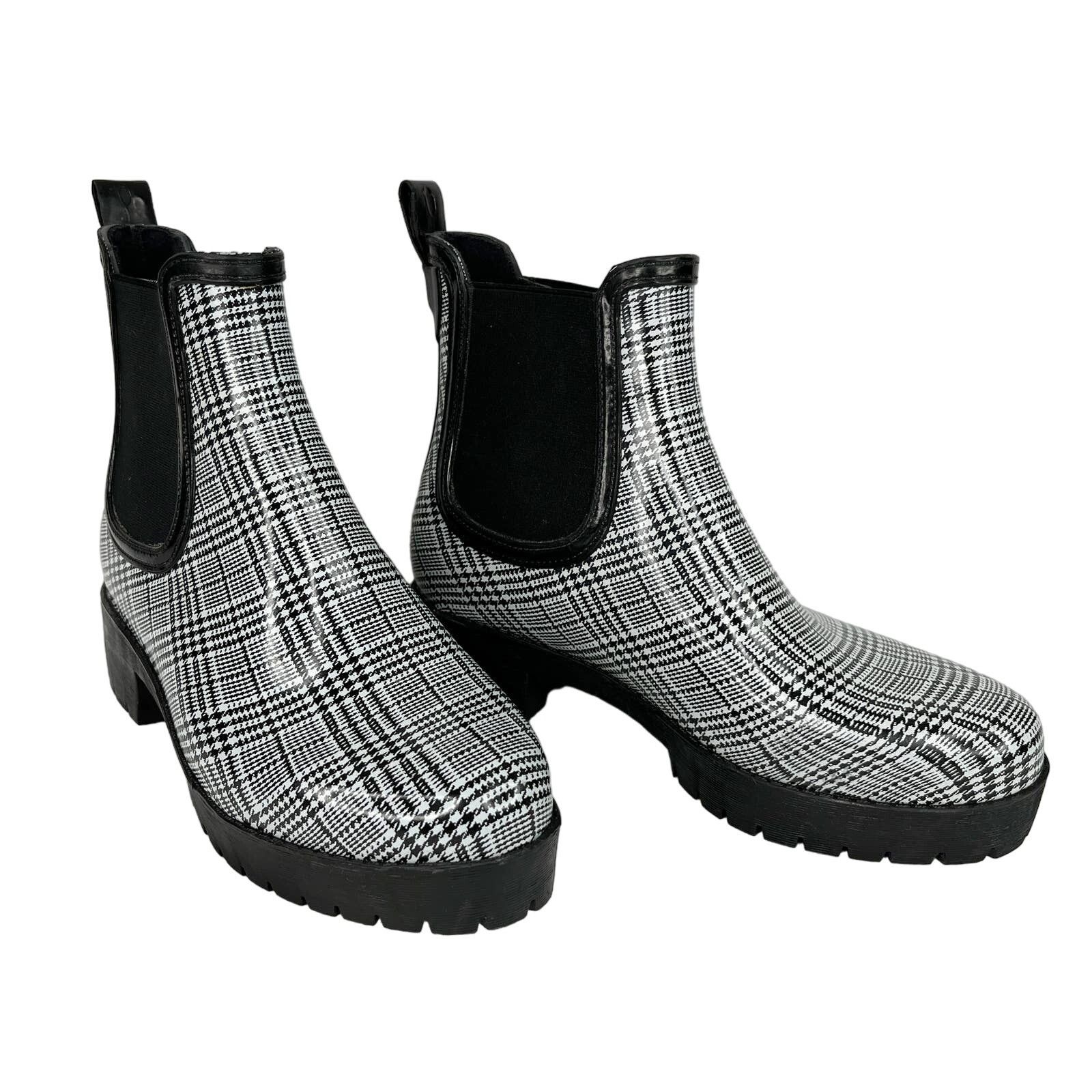 Jeffrey Campbell Jeffrey Campbell Cloudy Chelsea Plaid Rain Boots EU 38 US 7 Size US 7 / IT 37 - 1 Thumbnail